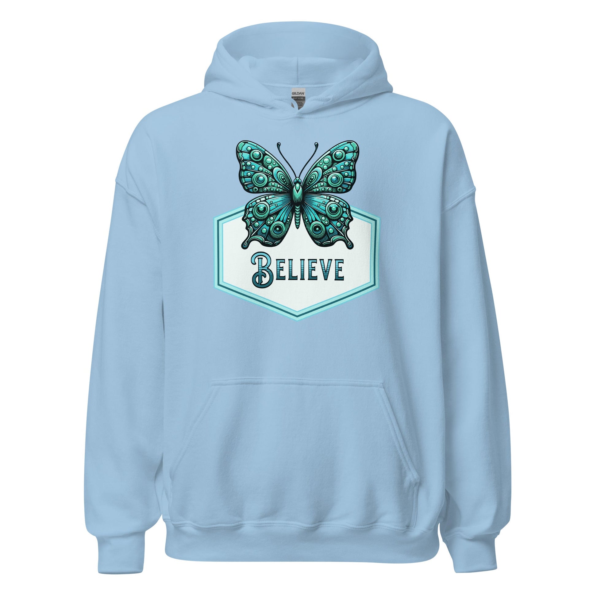 Believe - Butterfly Women's (Unisex) Hoodie - Discovery Co.
