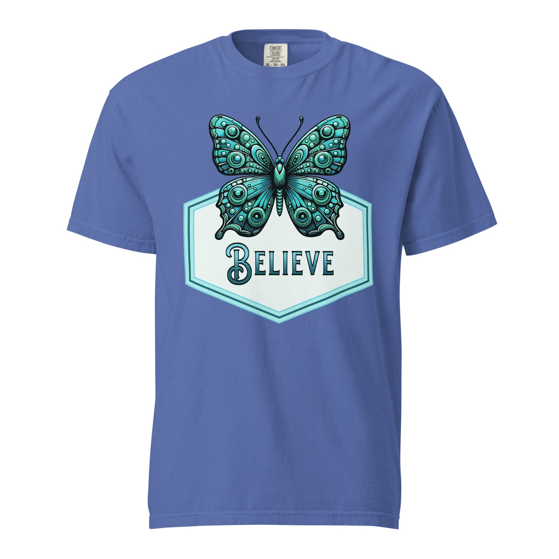 Believe - Butterfly Women's (Unisex) Premium Tee - Women's Shirts - Discovery Co.