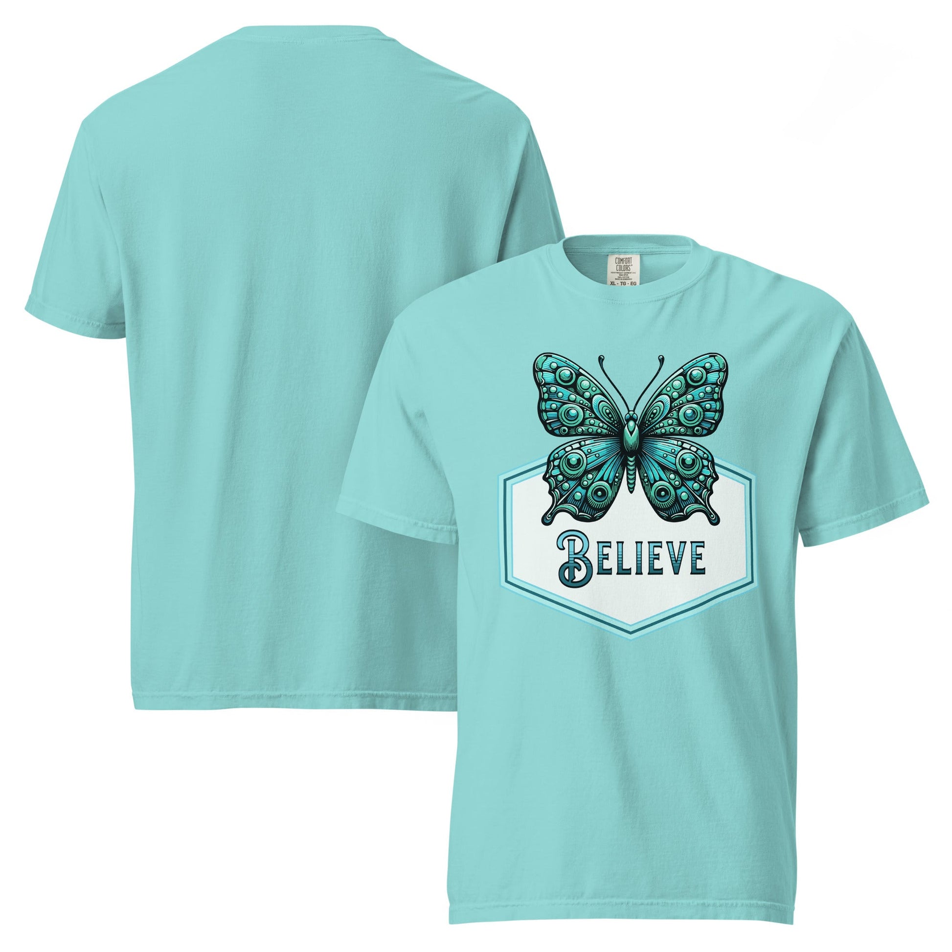 Believe - Butterfly Women's (Unisex) Premium Tee - Women's Shirts - Discovery Co.