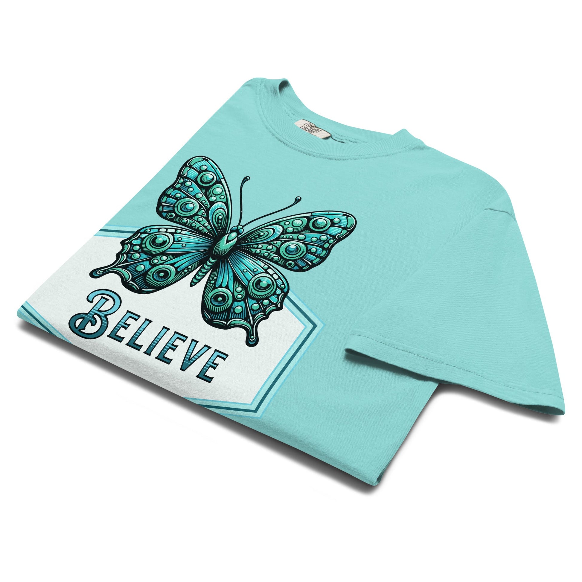 Believe - Butterfly Women's (Unisex) Premium Tee - Women's Shirts - Discovery Co.
