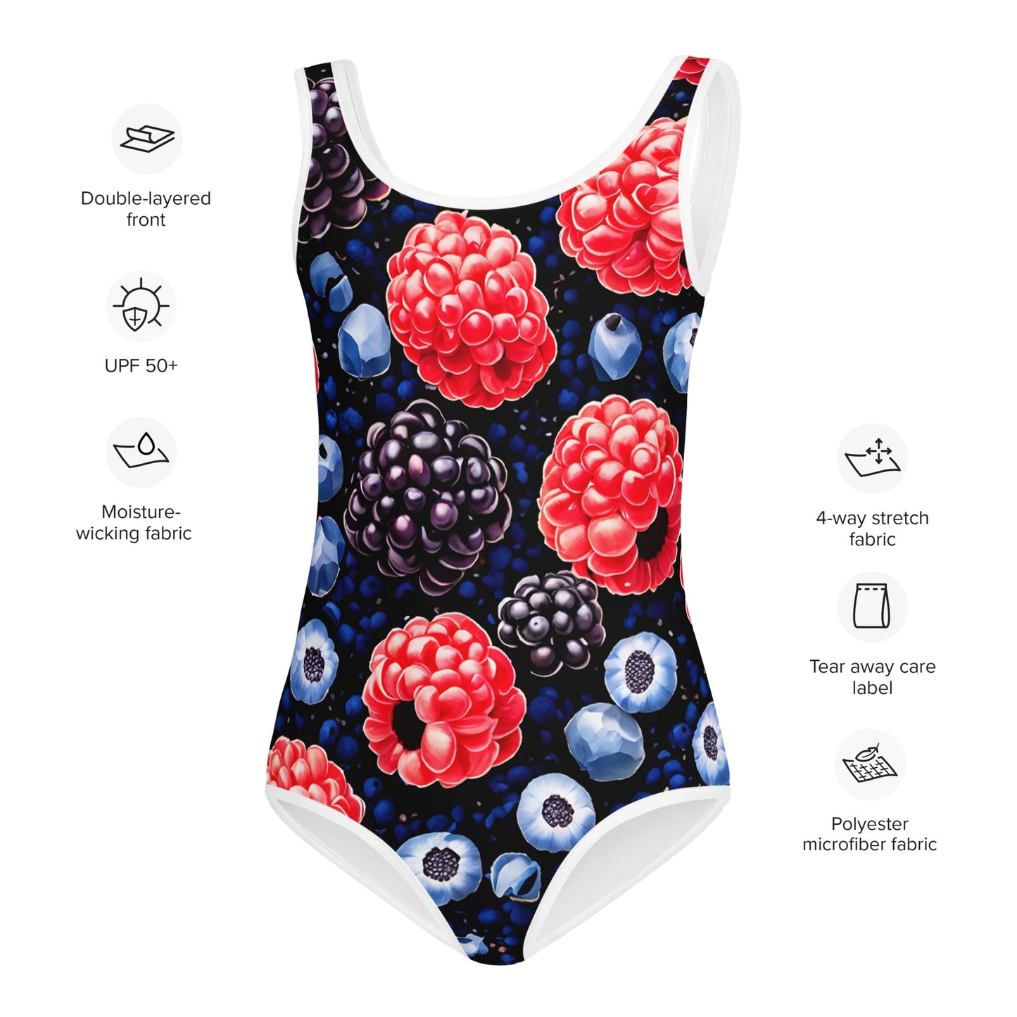 Berries All-Over Print Kids Swimsuit - Baby & Toddler Apparel - Discovery Co.