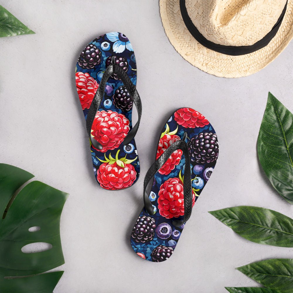 Berries and Flowers Flip-Flops - Footwear - Discovery Co.