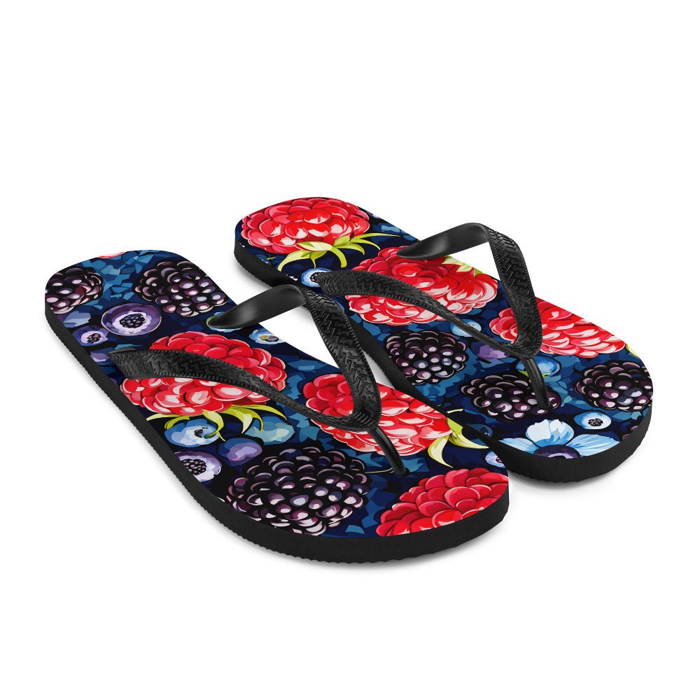 Berries and Flowers Flip-Flops - Footwear - Discovery Co.