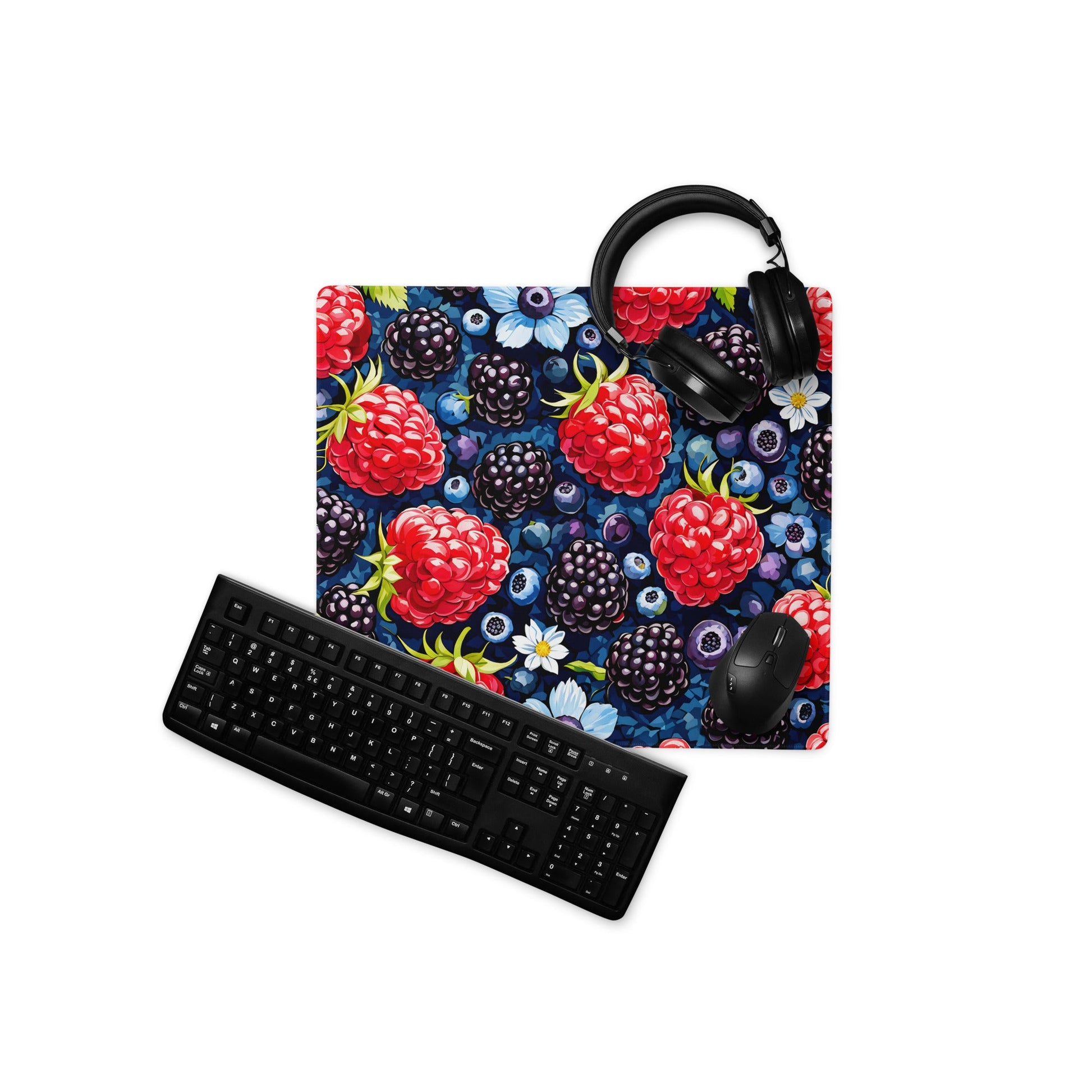 Berries and Flowers Gaming Mouse Pad - Mouse Pads - Discovery Co.