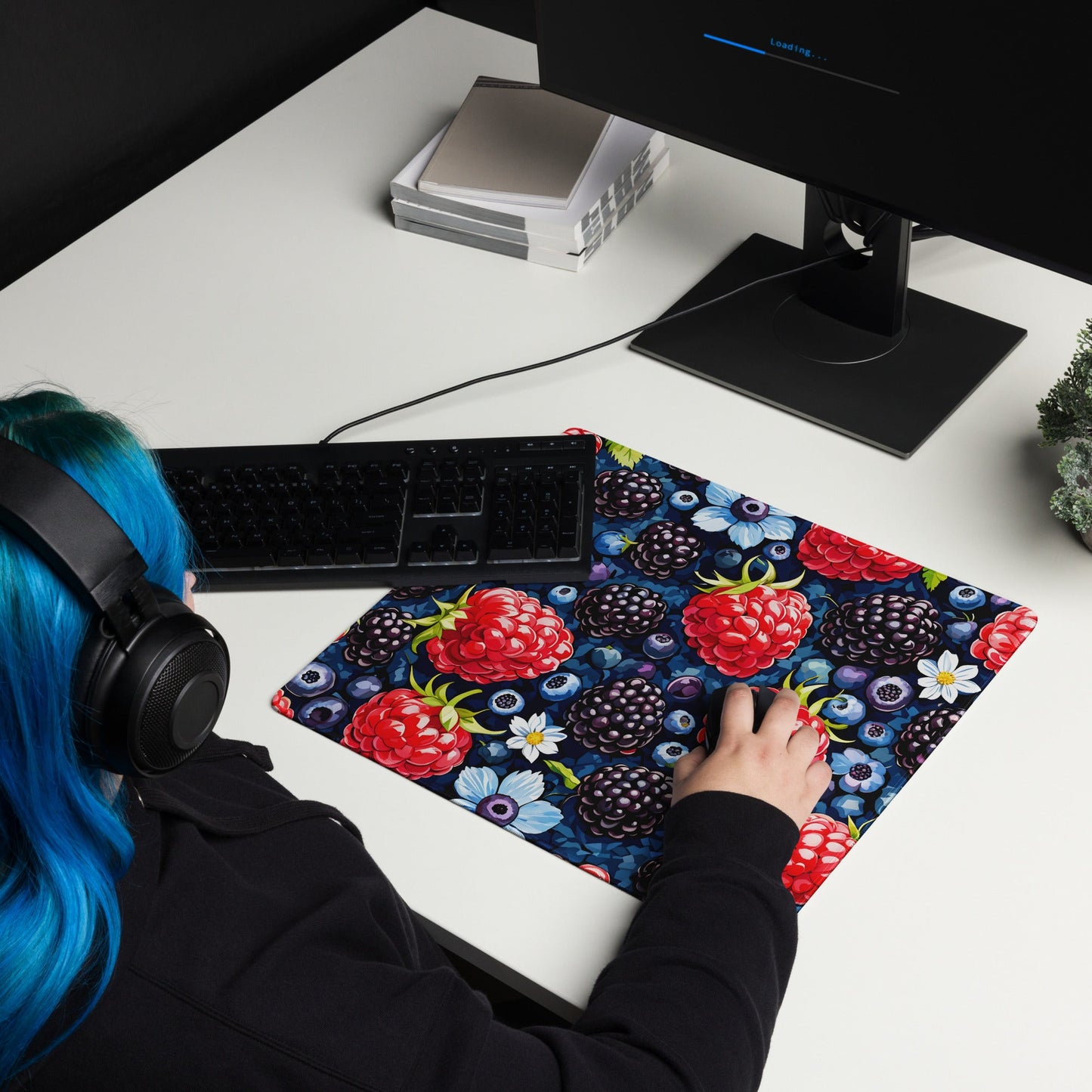 Berries and Flowers Gaming Mouse Pad - Mouse Pads - Discovery Co.