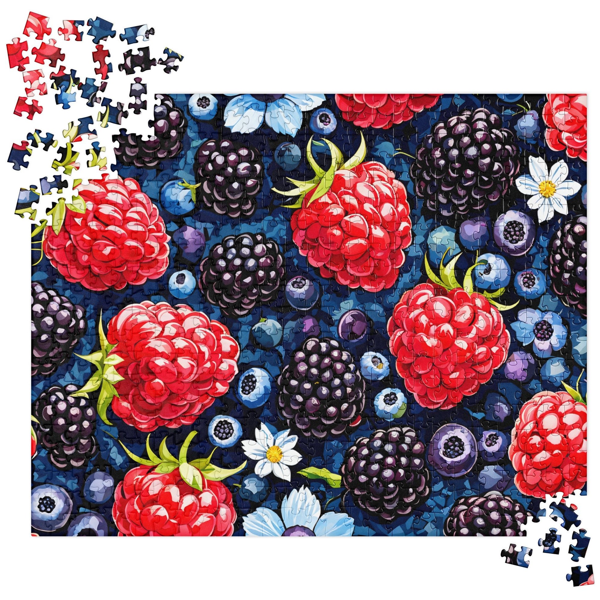 Berries And Flowers Jigsaw Puzzle - Puzzle - Discovery Co.