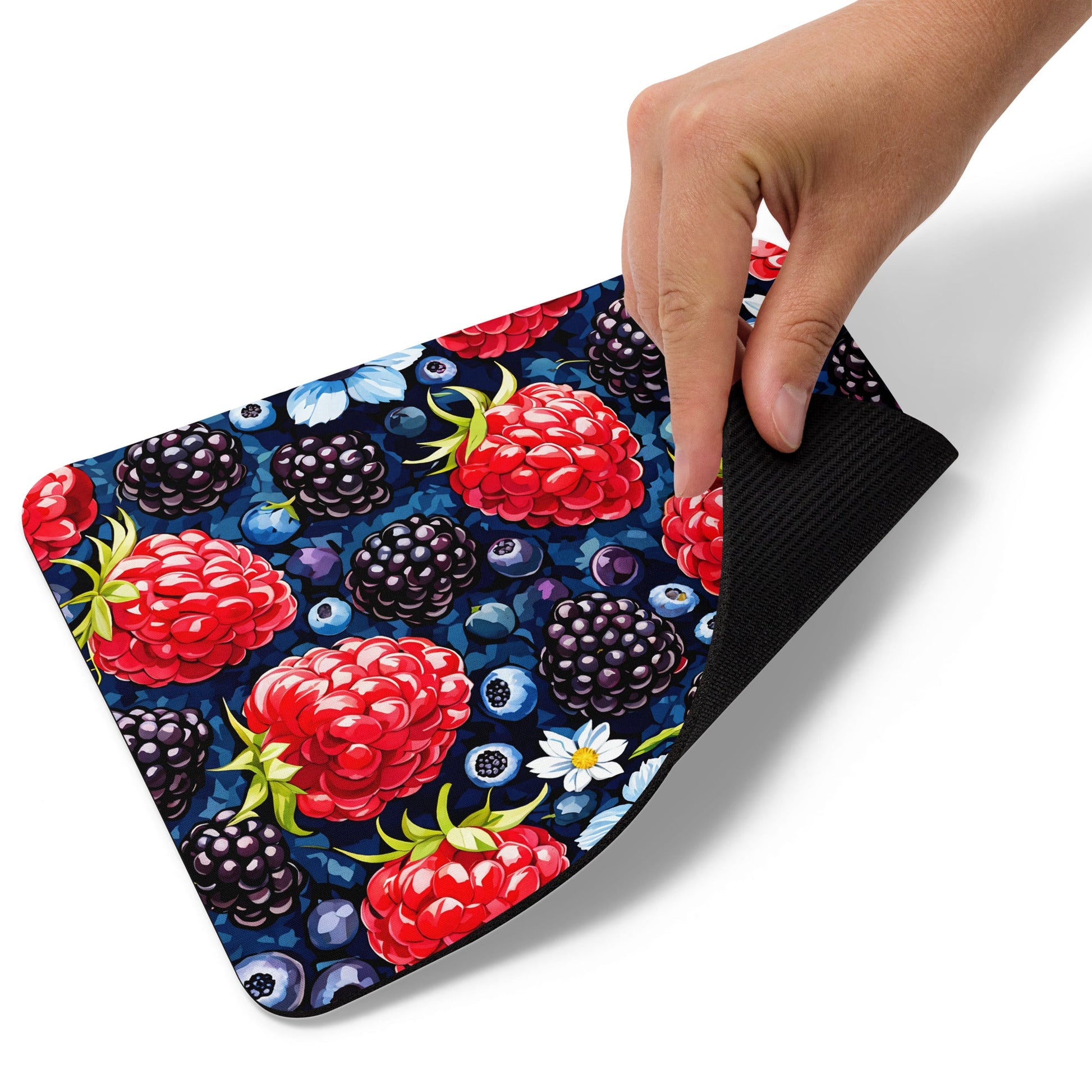 Berries and Flowers Mouse Pad - Mouse Pads - Discovery Co.