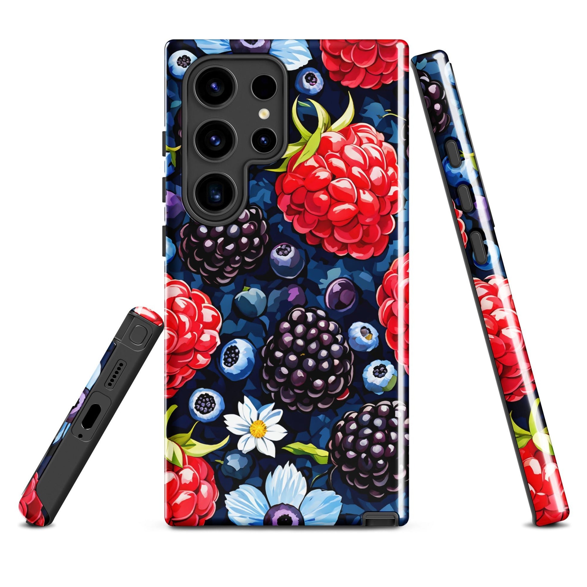 Berries and Flowers Tough Case For Samsung® - Phone Case - Discovery Co.