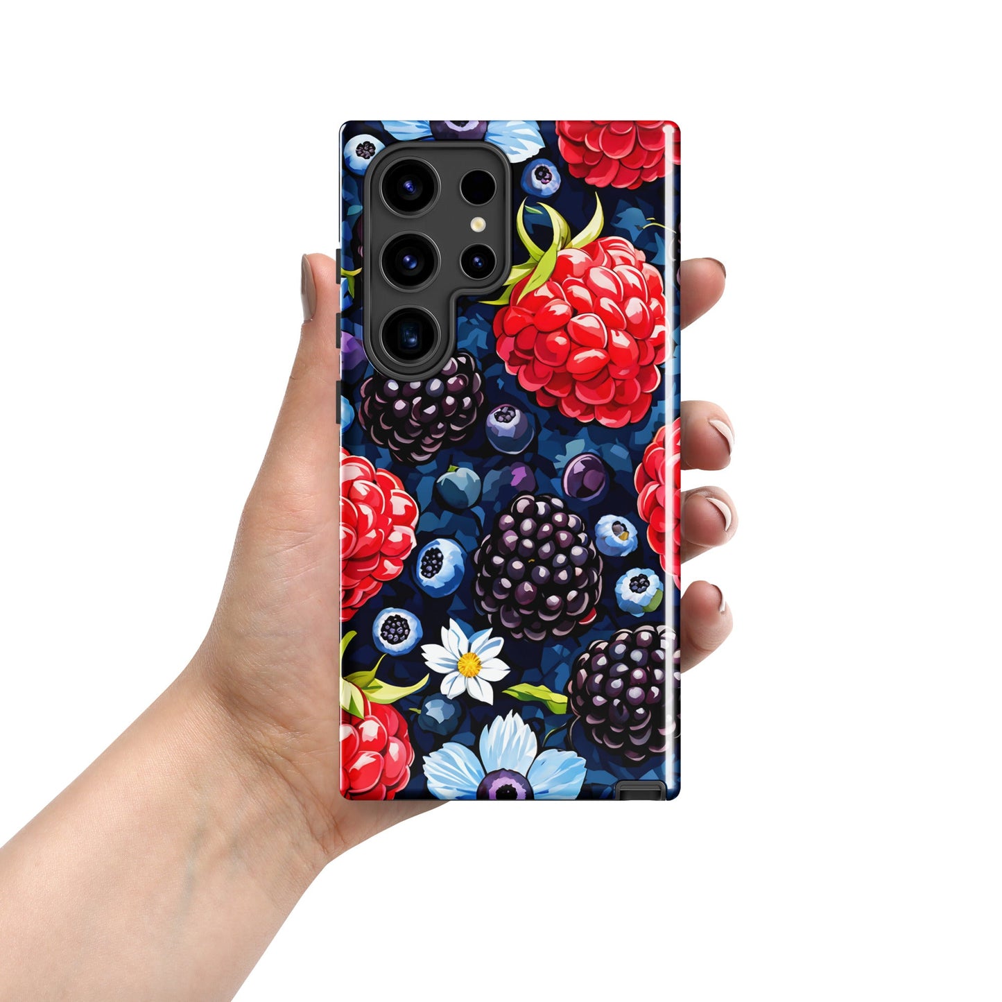 Berries and Flowers Tough Case For Samsung® - Phone Case - Discovery Co.