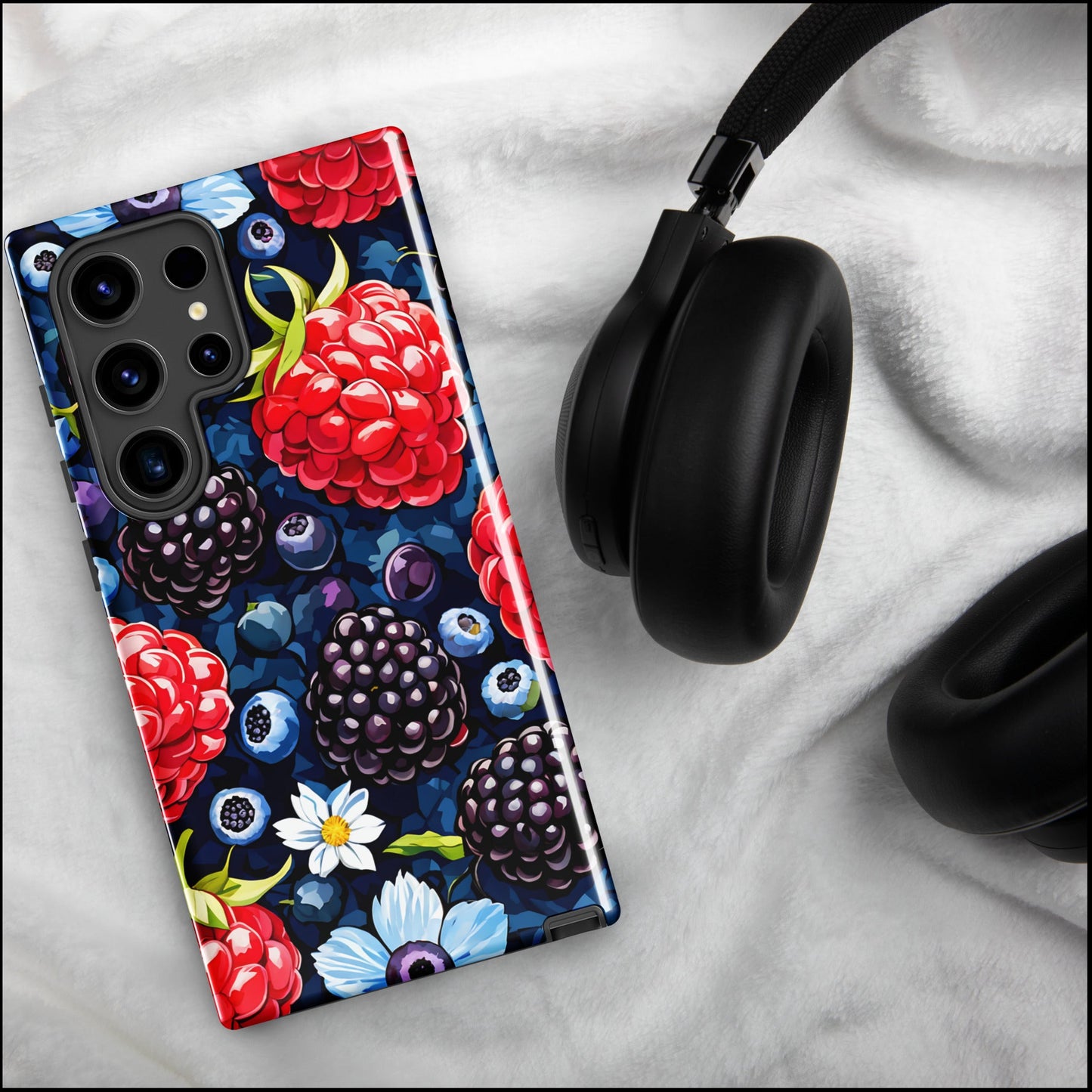 Berries and Flowers Tough Case For Samsung® - Phone Case - Discovery Co.