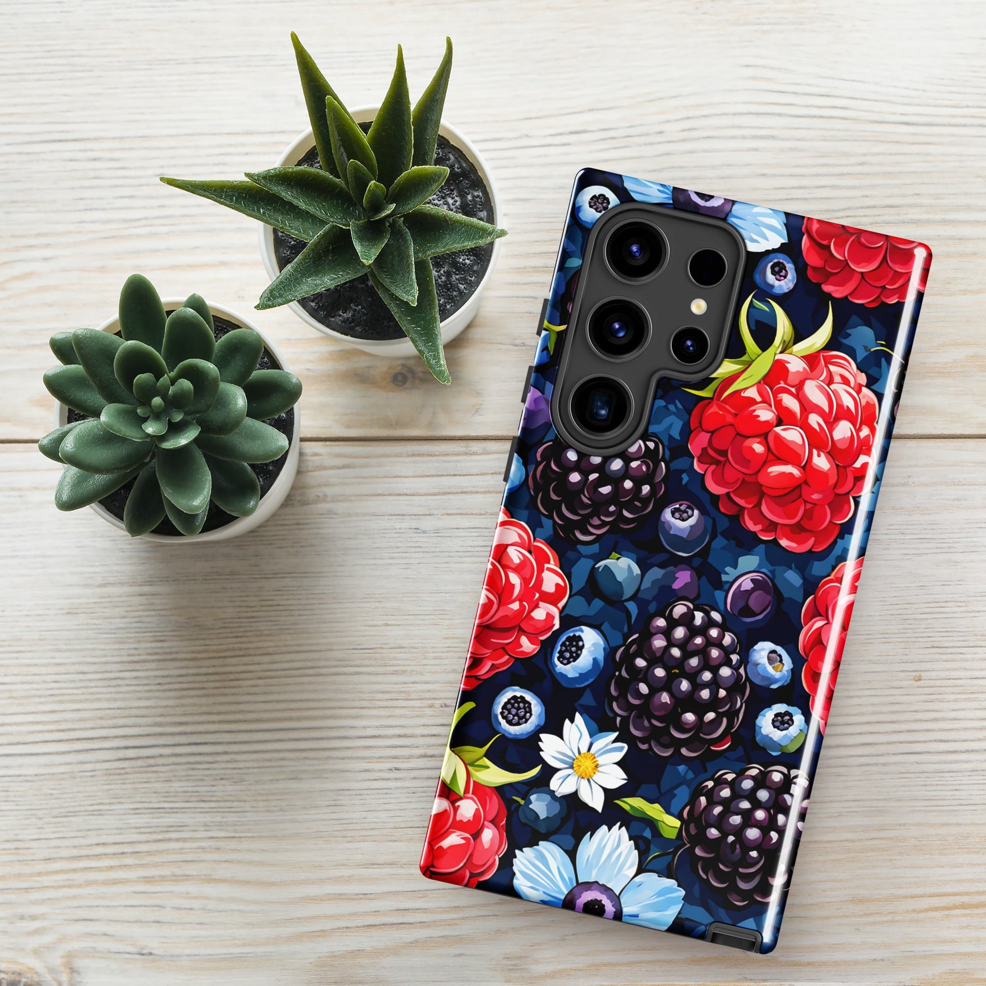 Berries and Flowers Tough Case For Samsung® - Phone Case - Discovery Co.