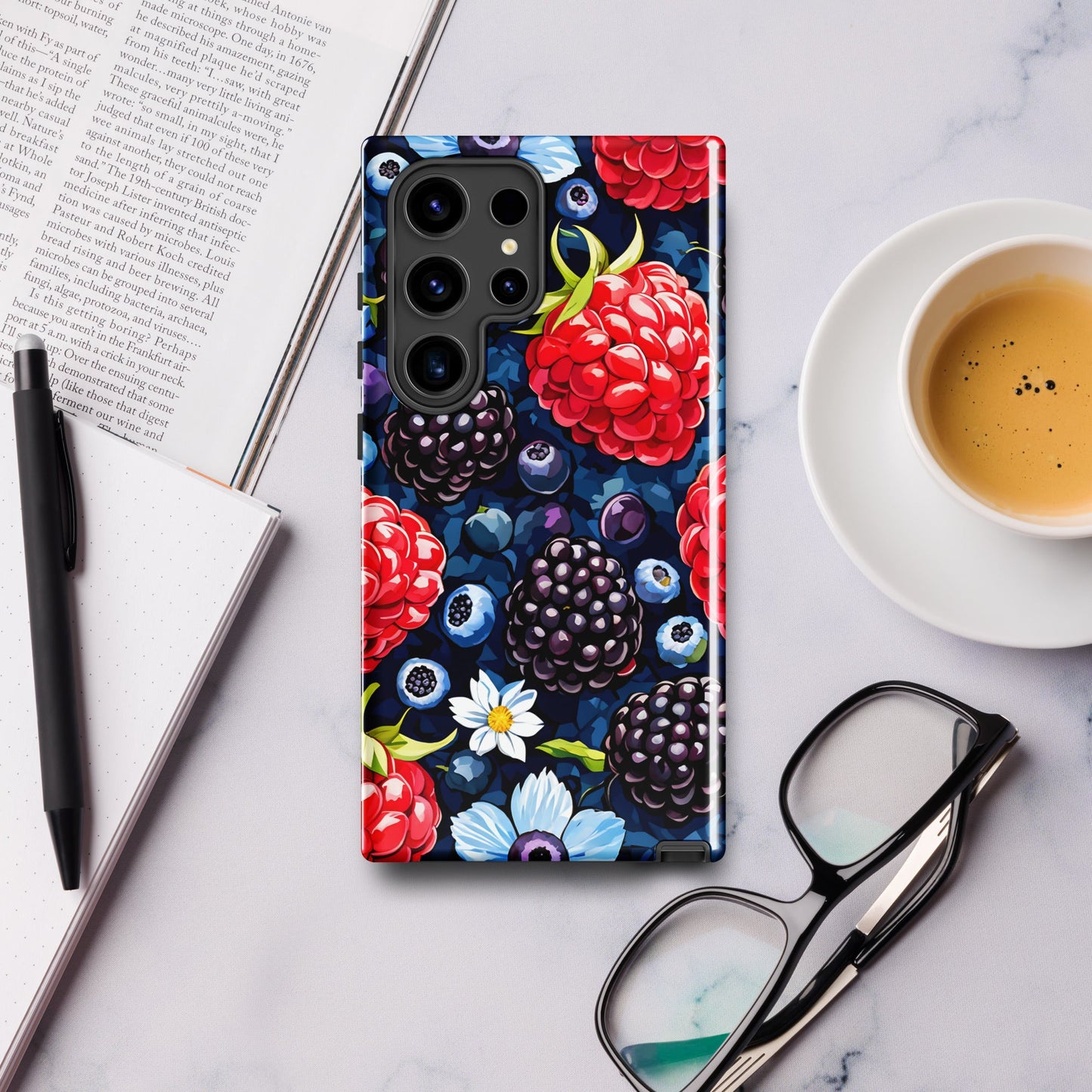 Berries and Flowers Tough Case For Samsung® - Phone Case - Discovery Co.