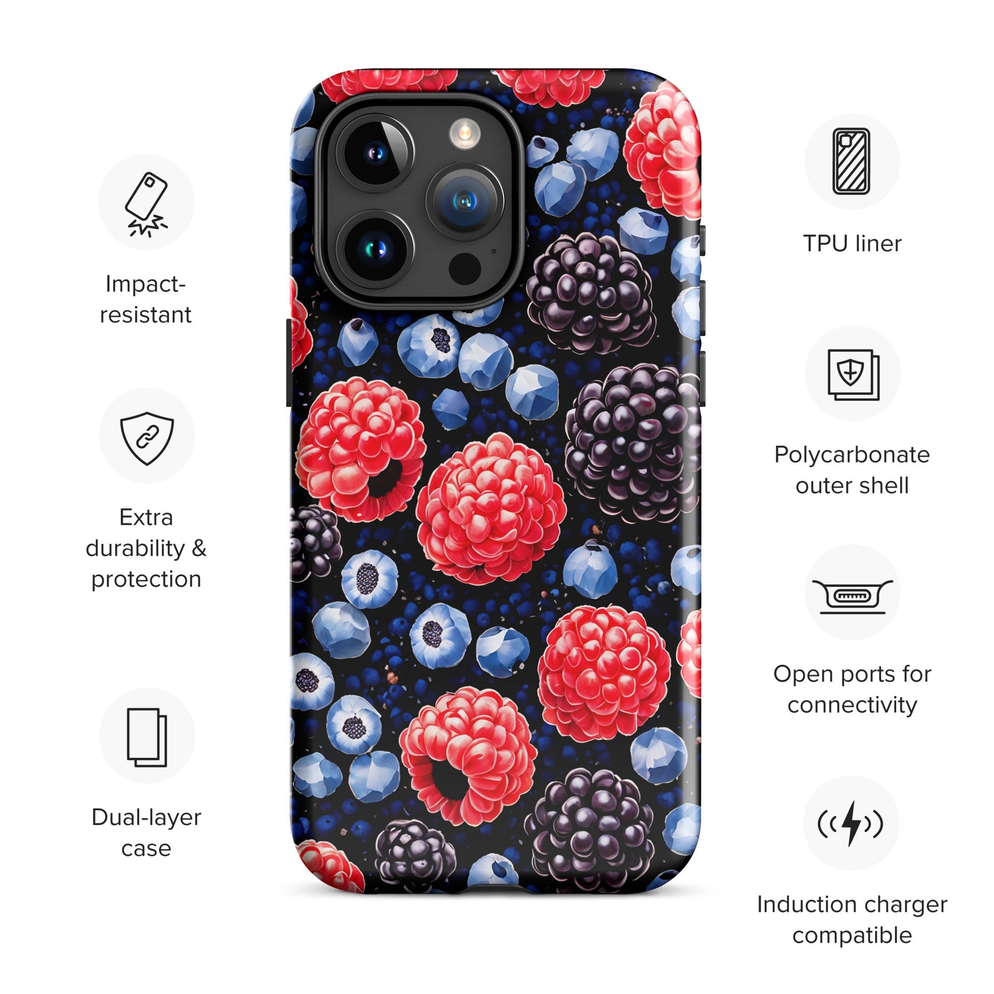 Berries Tough Case For iPhone® - Discovery Co.