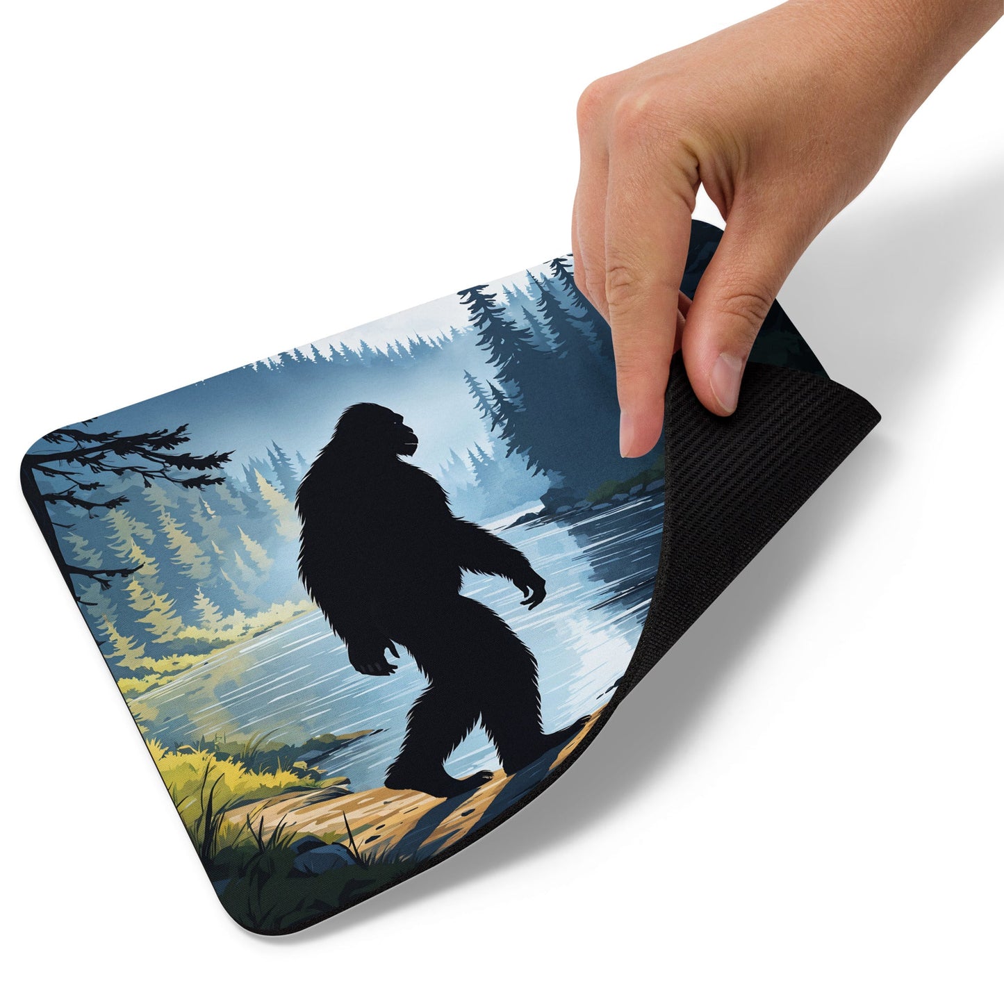 Big Foot By The River Mouse Pad - Mouse Pads - Discovery Co.