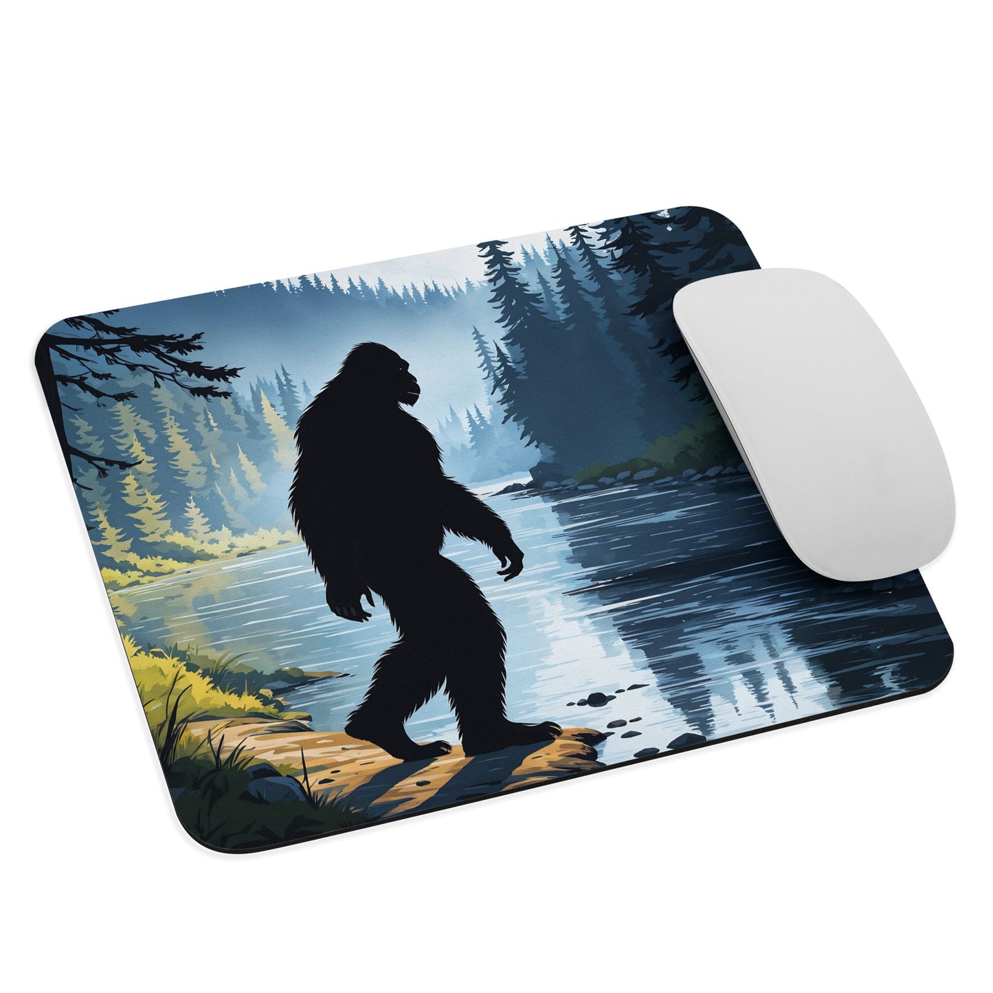 Big Foot By The River Mouse Pad - Mouse Pads - Discovery Co.