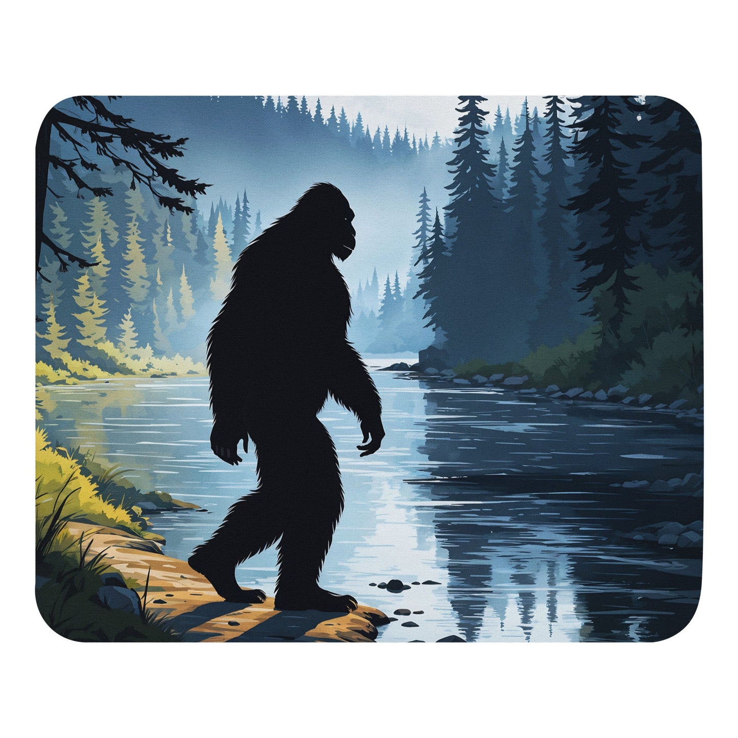 Big Foot By The River Mouse Pad - Mouse Pads - Discovery Co.