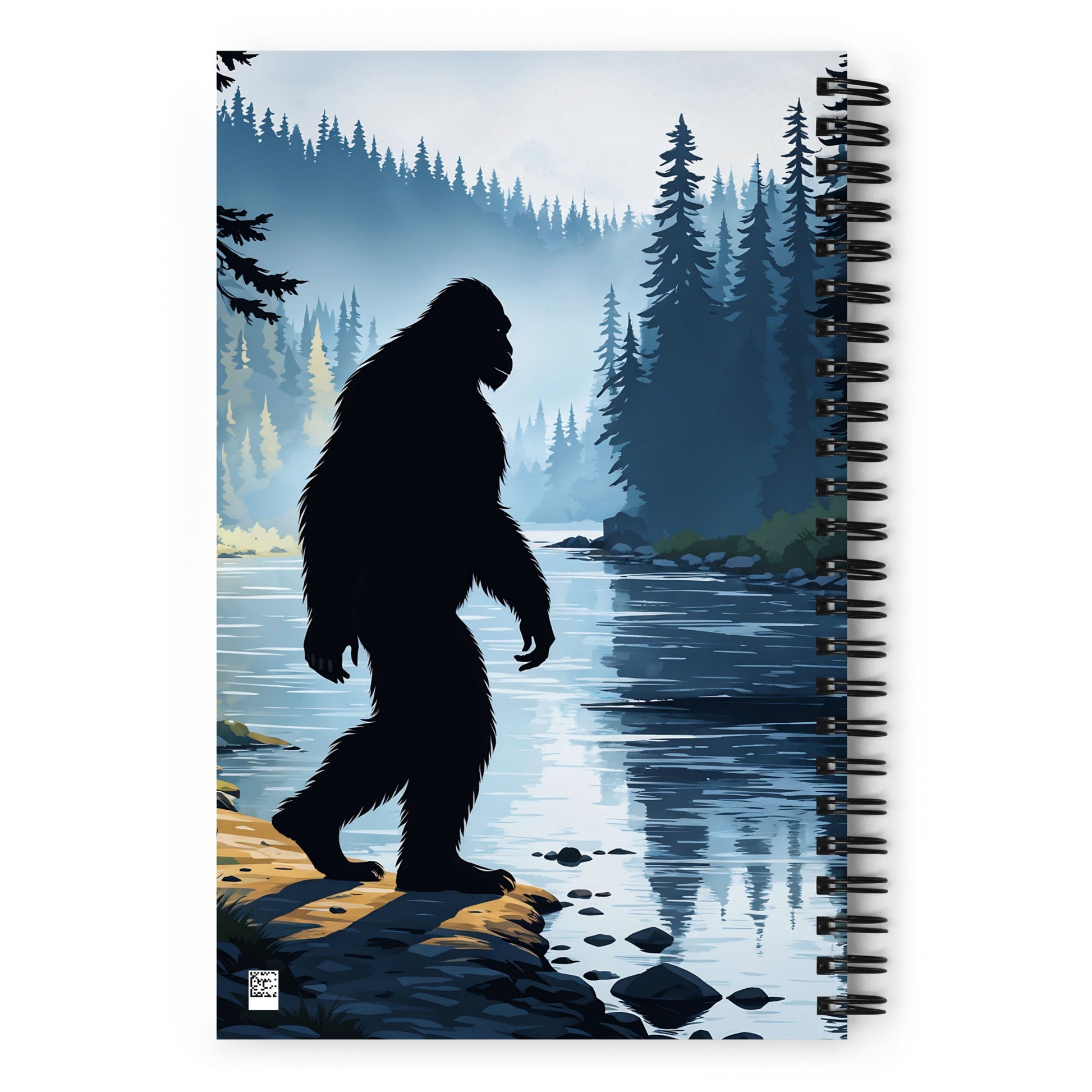 Big Foot By The River Spiral Notebook - Spiral Notebooks - Discovery Co.