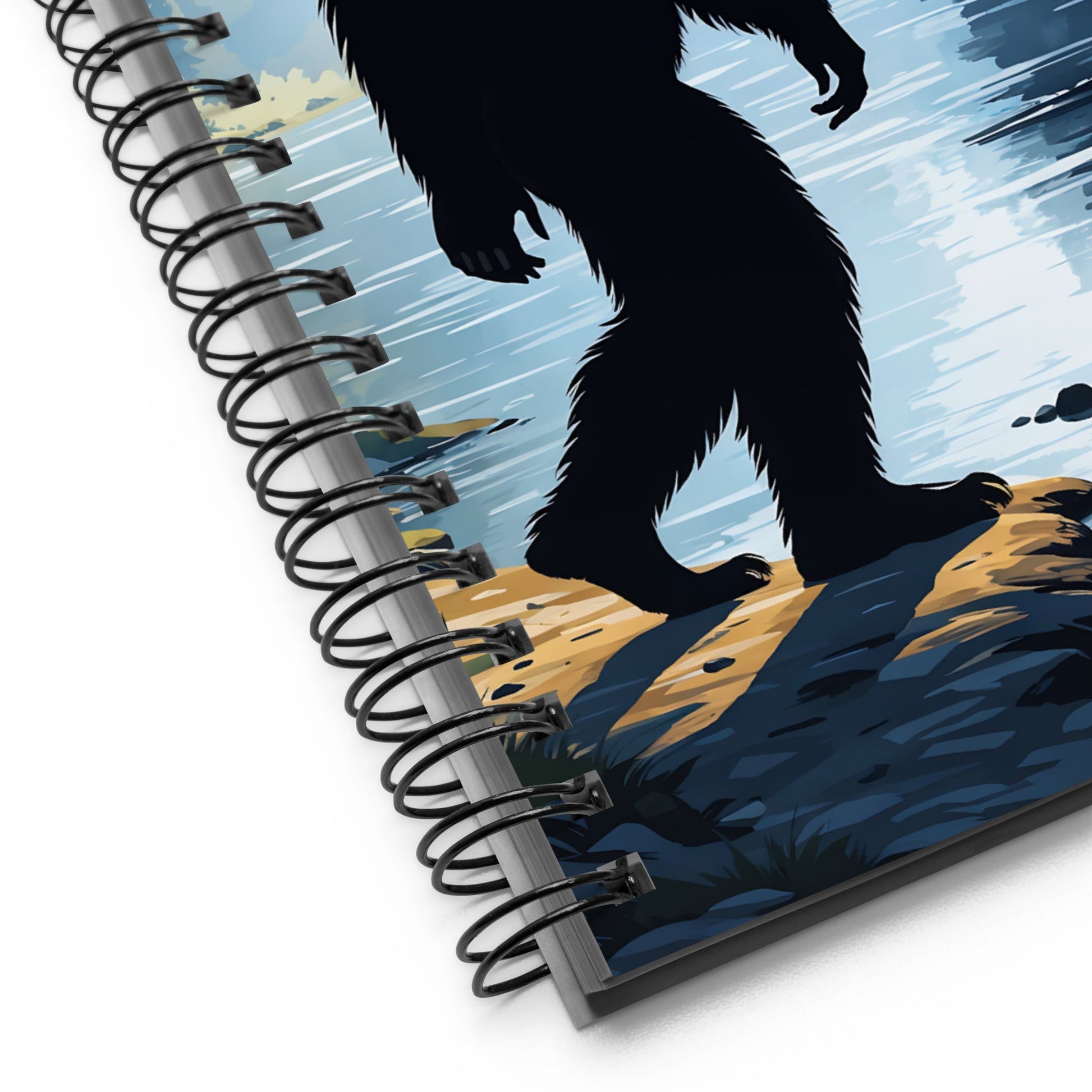 Big Foot By The River Spiral Notebook - Spiral Notebooks - Discovery Co.