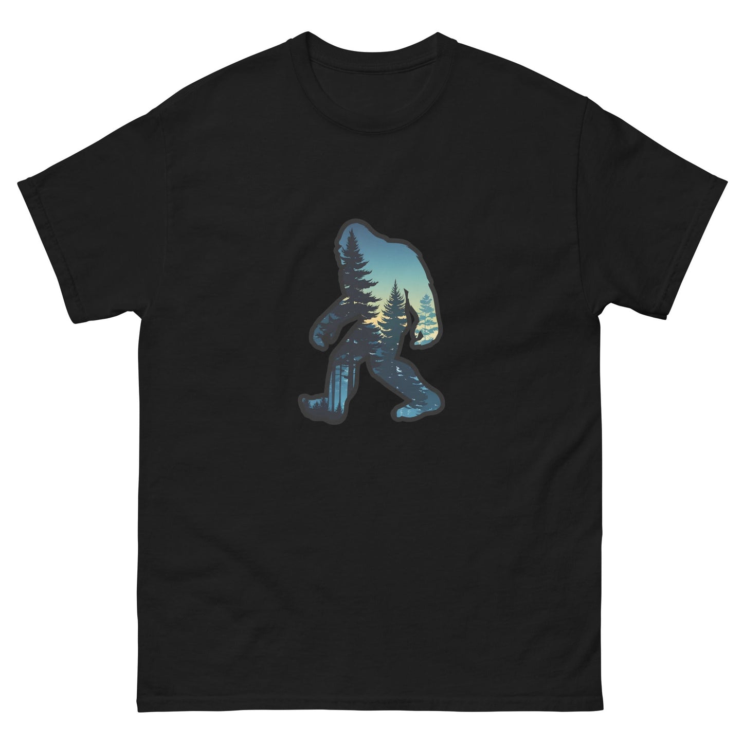 Big Foot Sunset Forest Men's Classic Tee - Men's Shirts - Discovery Co.