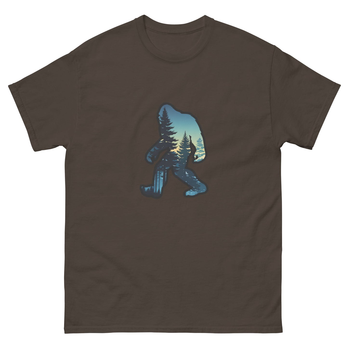 Big Foot Sunset Forest Men's Classic Tee - Men's Shirts - Discovery Co.