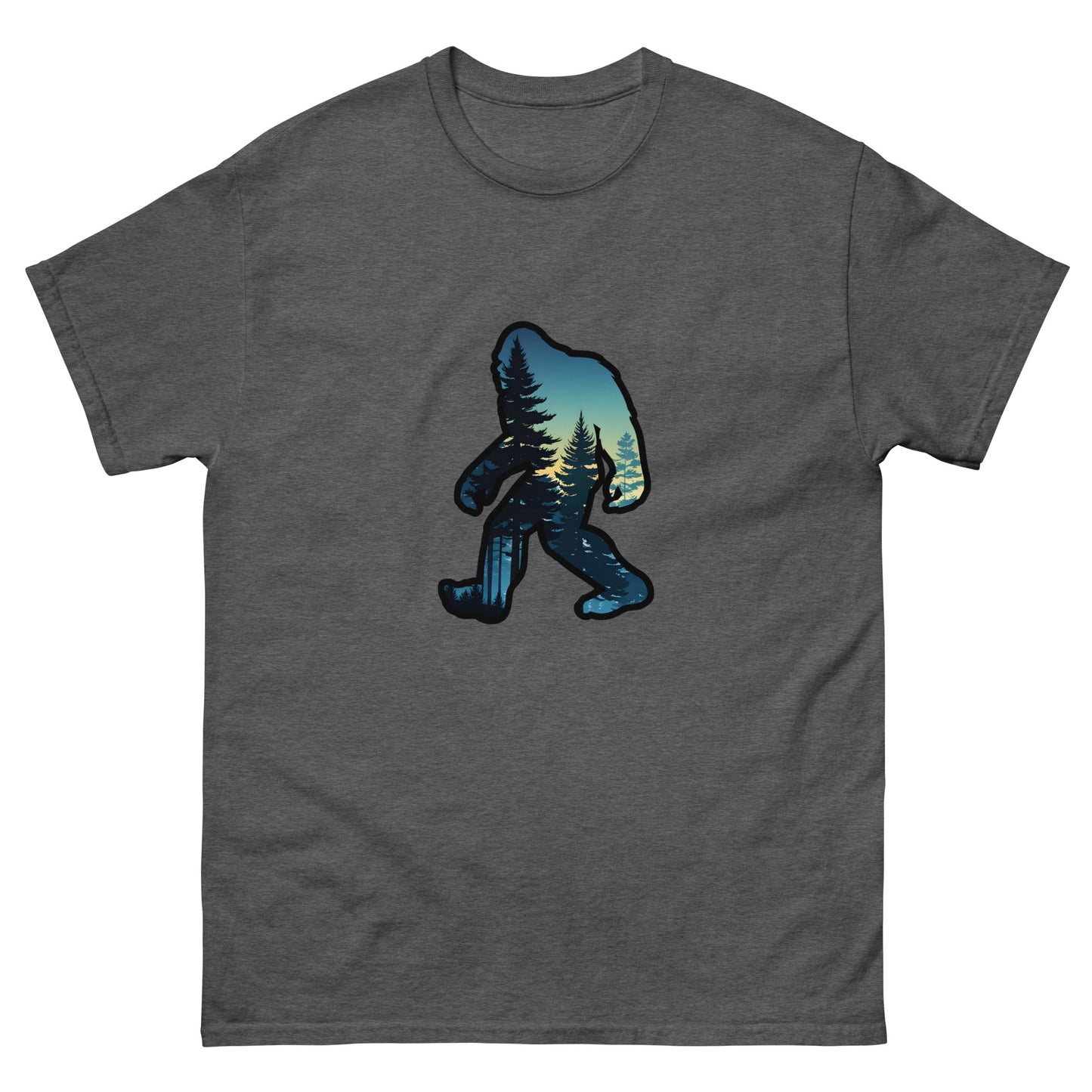 Big Foot Sunset Forest Men's Classic Tee - Men's Shirts - Discovery Co.