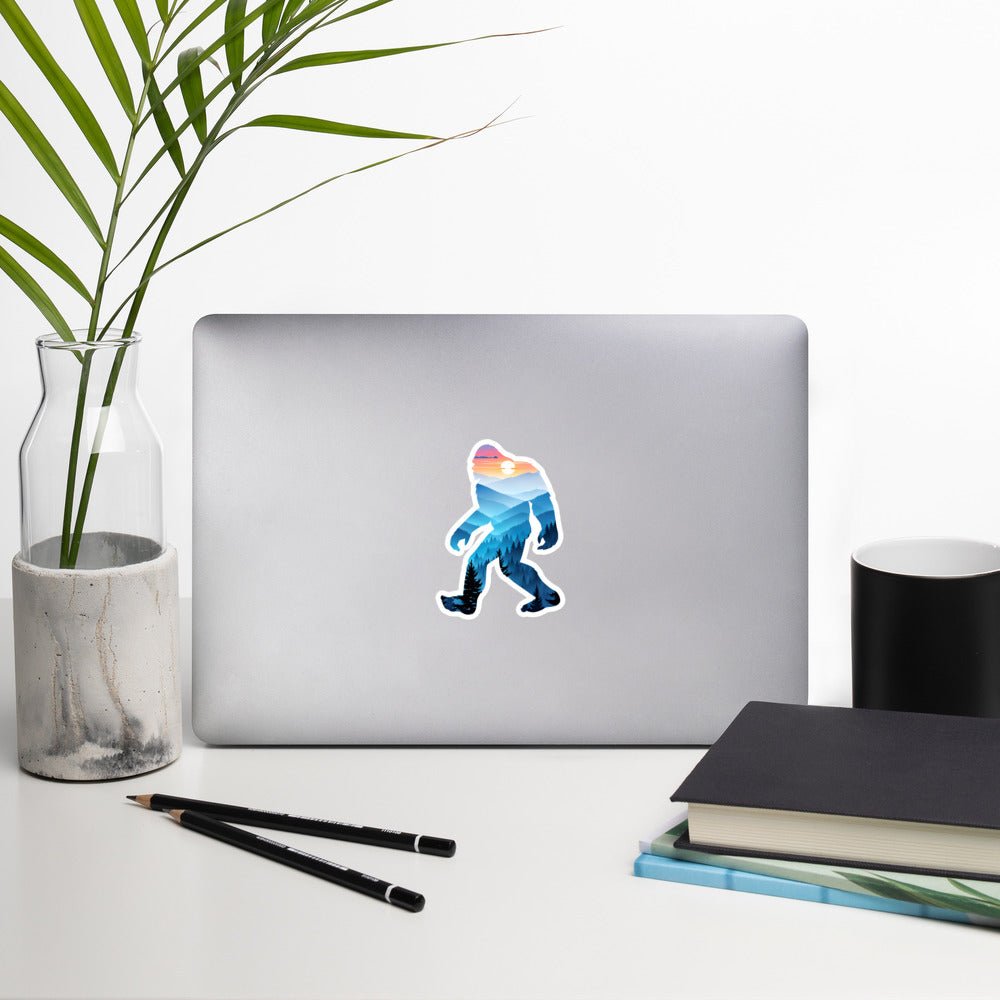 Bigfoot Blue Mountains Bubble - Free Stickers - Stickers - Discovery Co.