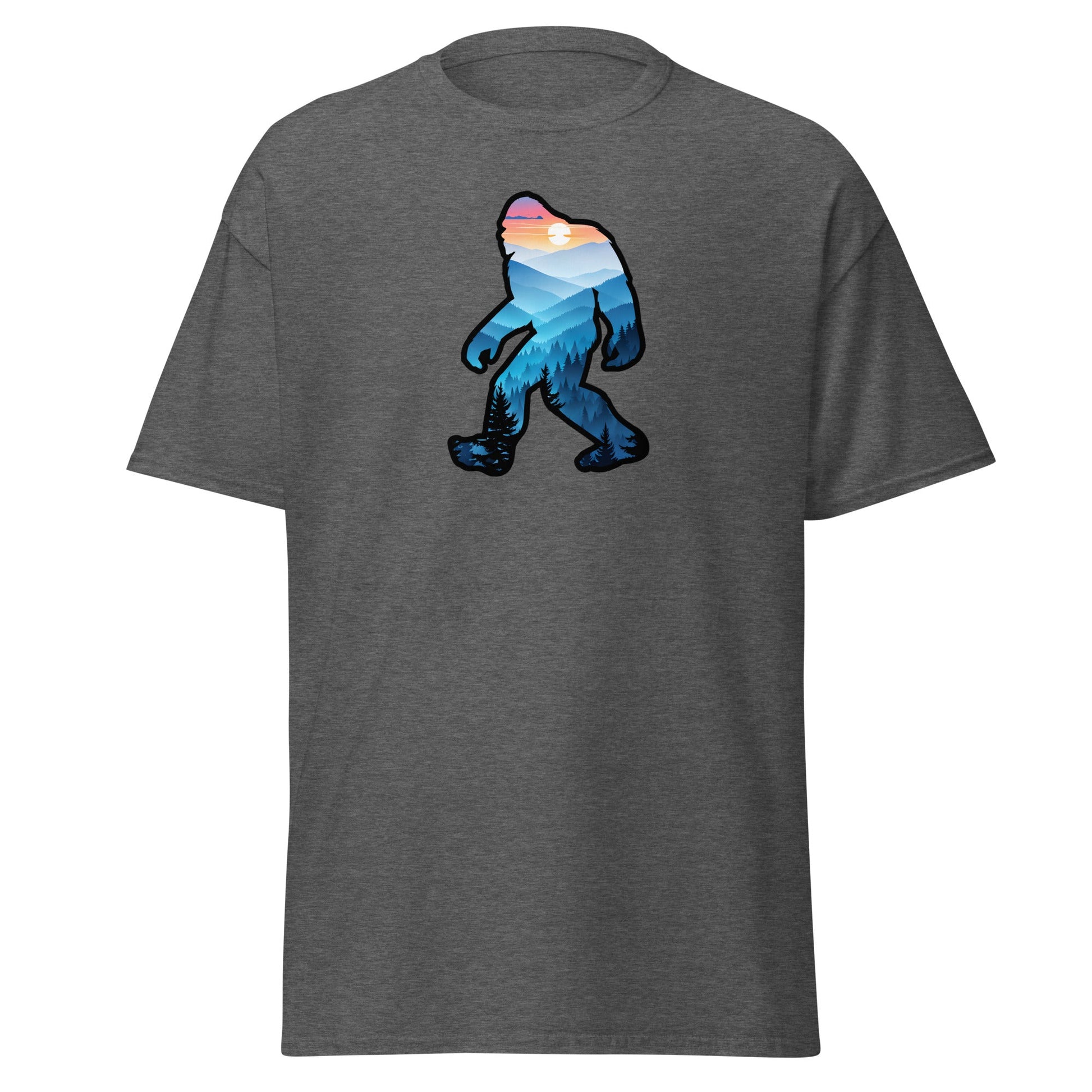 Bigfoot Blue Mountains Men's (Unisex) Classic Tee - Men's Shirts - Discovery Co.
