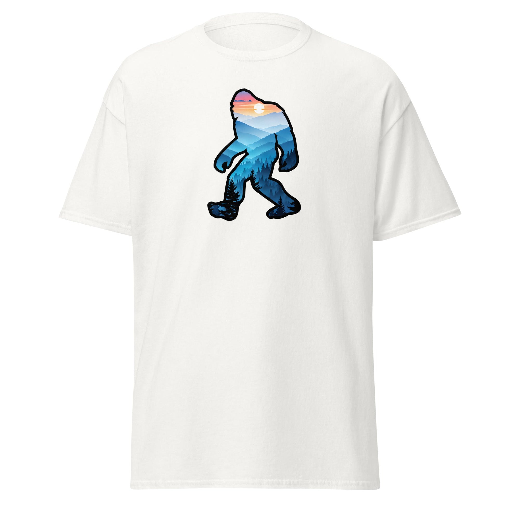 Bigfoot Blue Mountains Men's (Unisex) Classic Tee - Men's Shirts - Discovery Co.