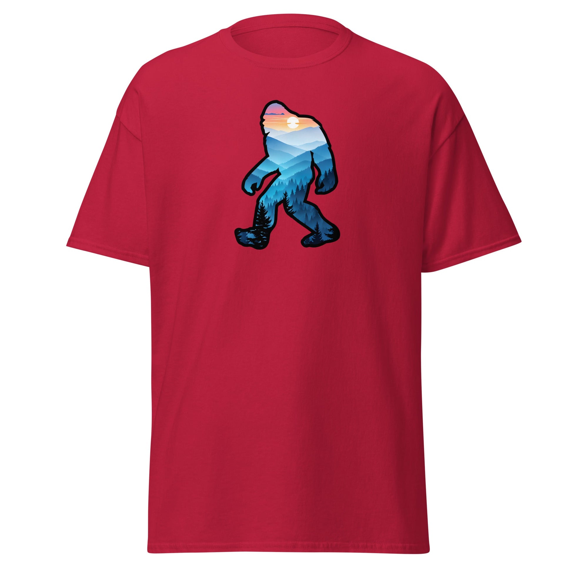 Bigfoot Blue Mountains Women's (Unisex) Classic Tee - Women's Shirts - Discovery Co.