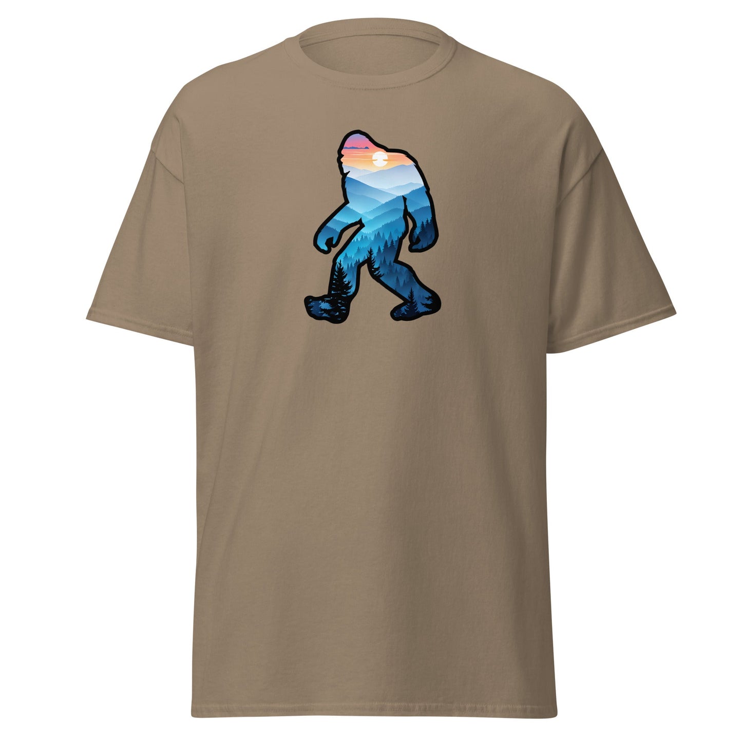 Bigfoot Blue Mountains Women's (Unisex) Classic Tee - Women's Shirts - Discovery Co.