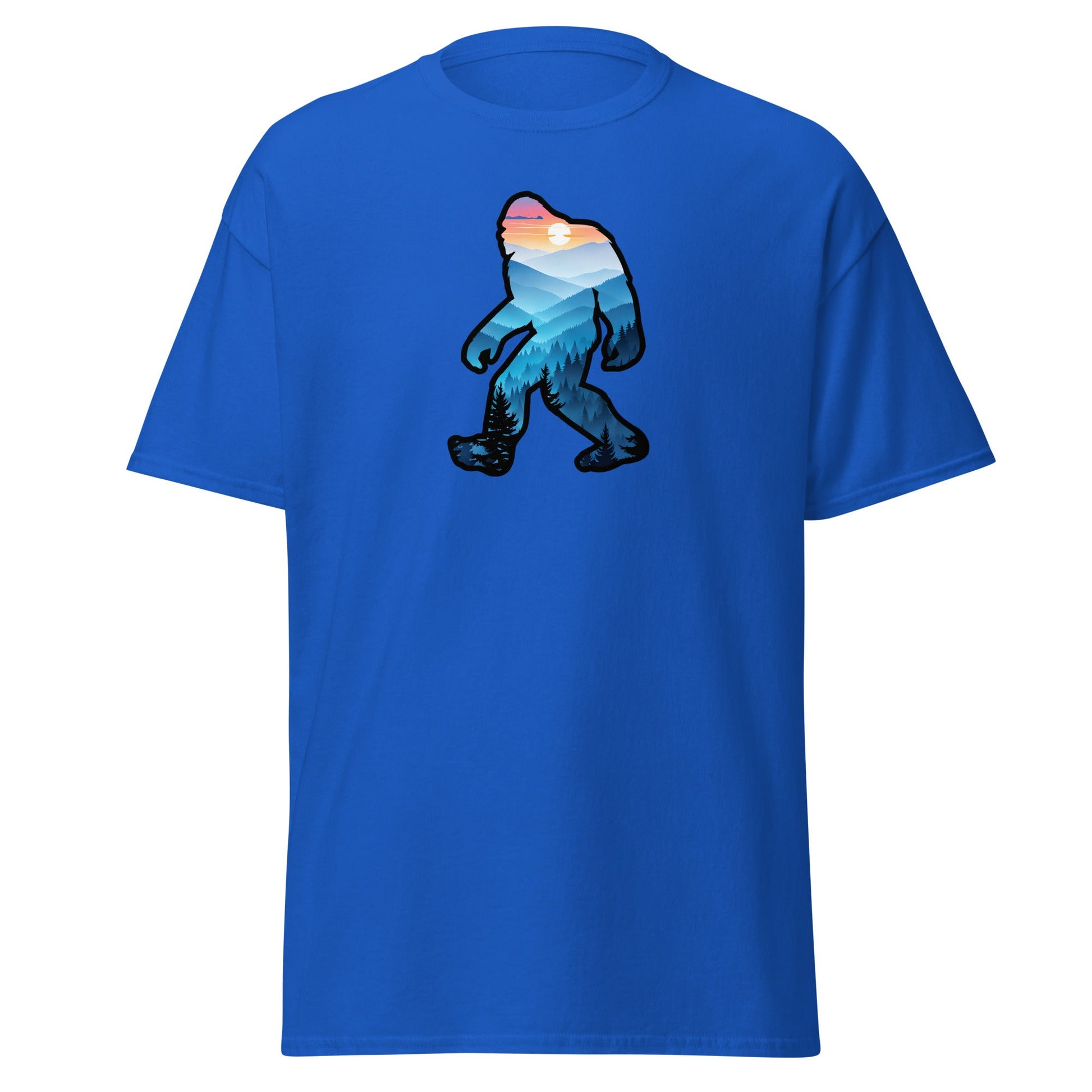 Bigfoot Blue Mountains Women's (Unisex) Classic Tee - Women's Shirts - Discovery Co.
