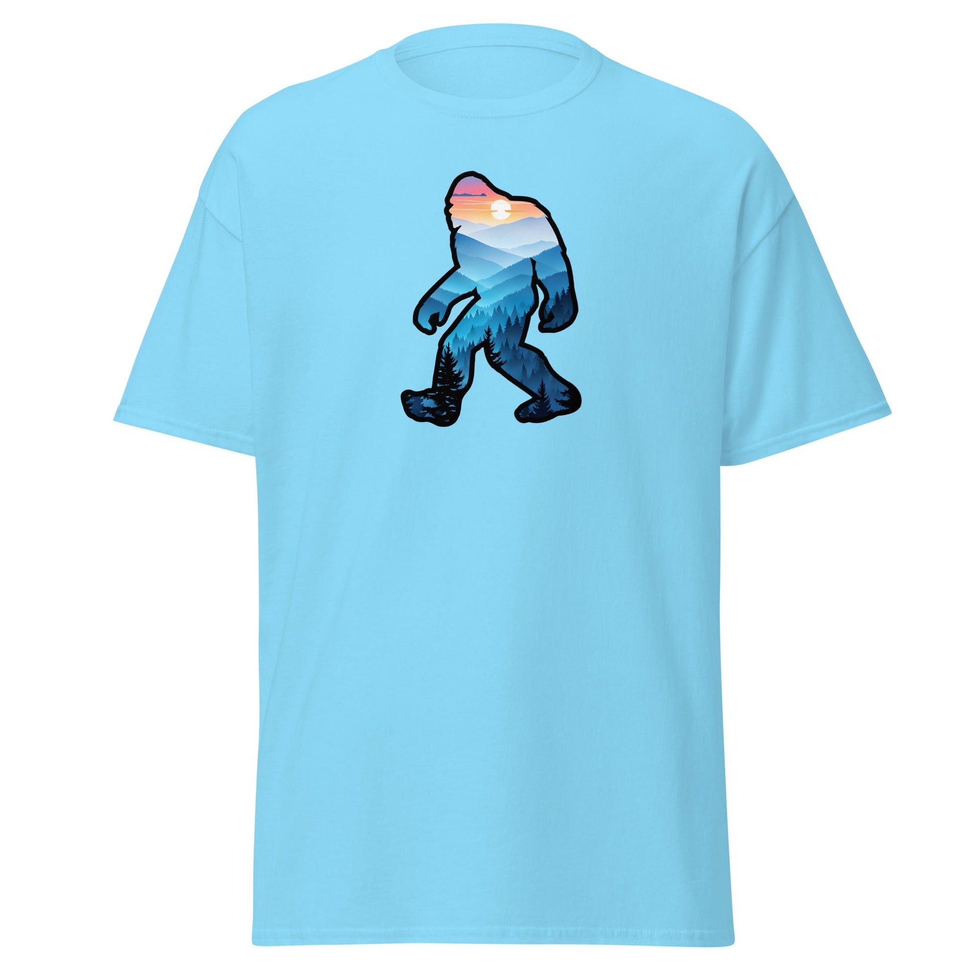 Bigfoot Blue Mountains Women's (Unisex) Classic Tee - Women's Shirts - Discovery Co.