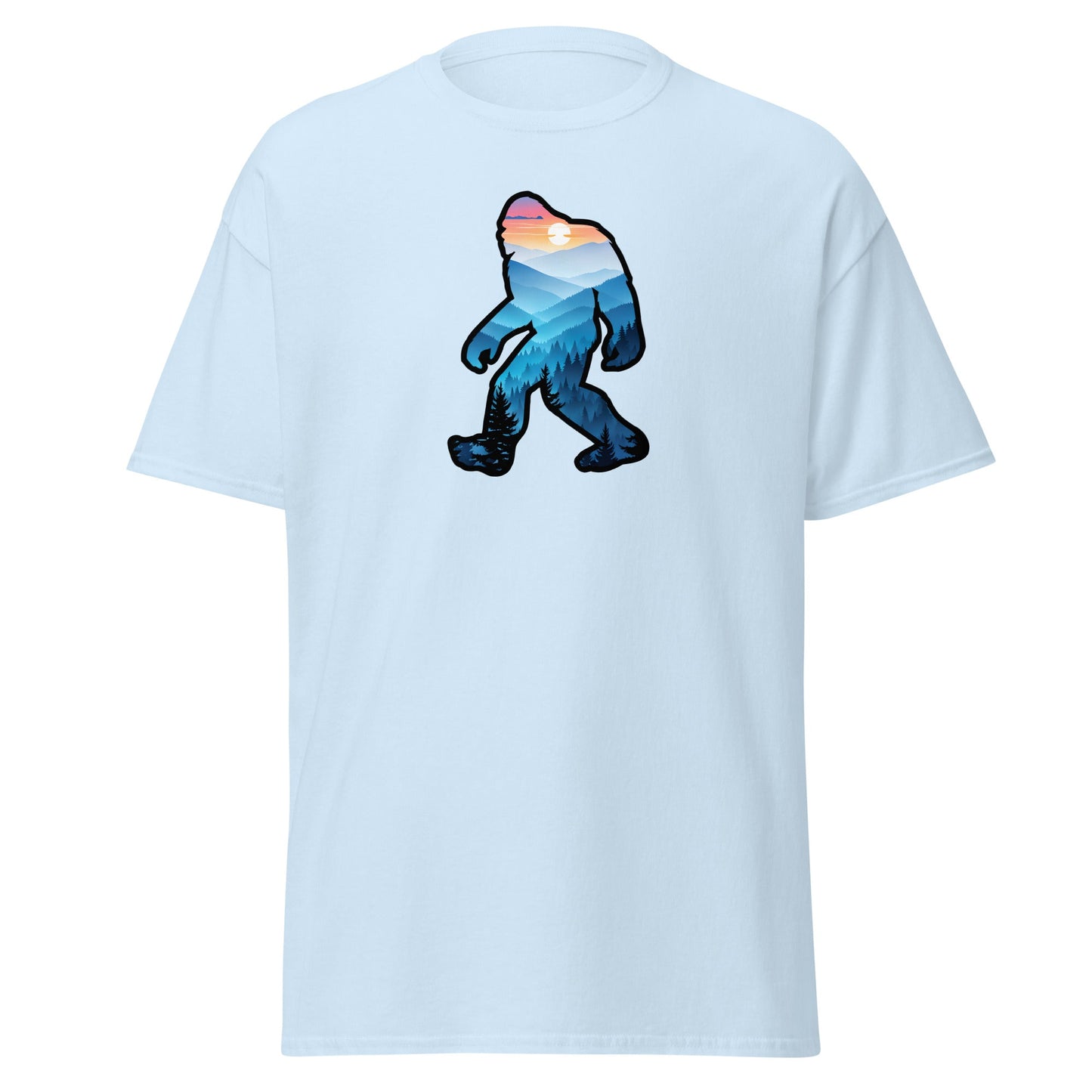 Bigfoot Blue Mountains Women's (Unisex) Classic Tee - Women's Shirts - Discovery Co.