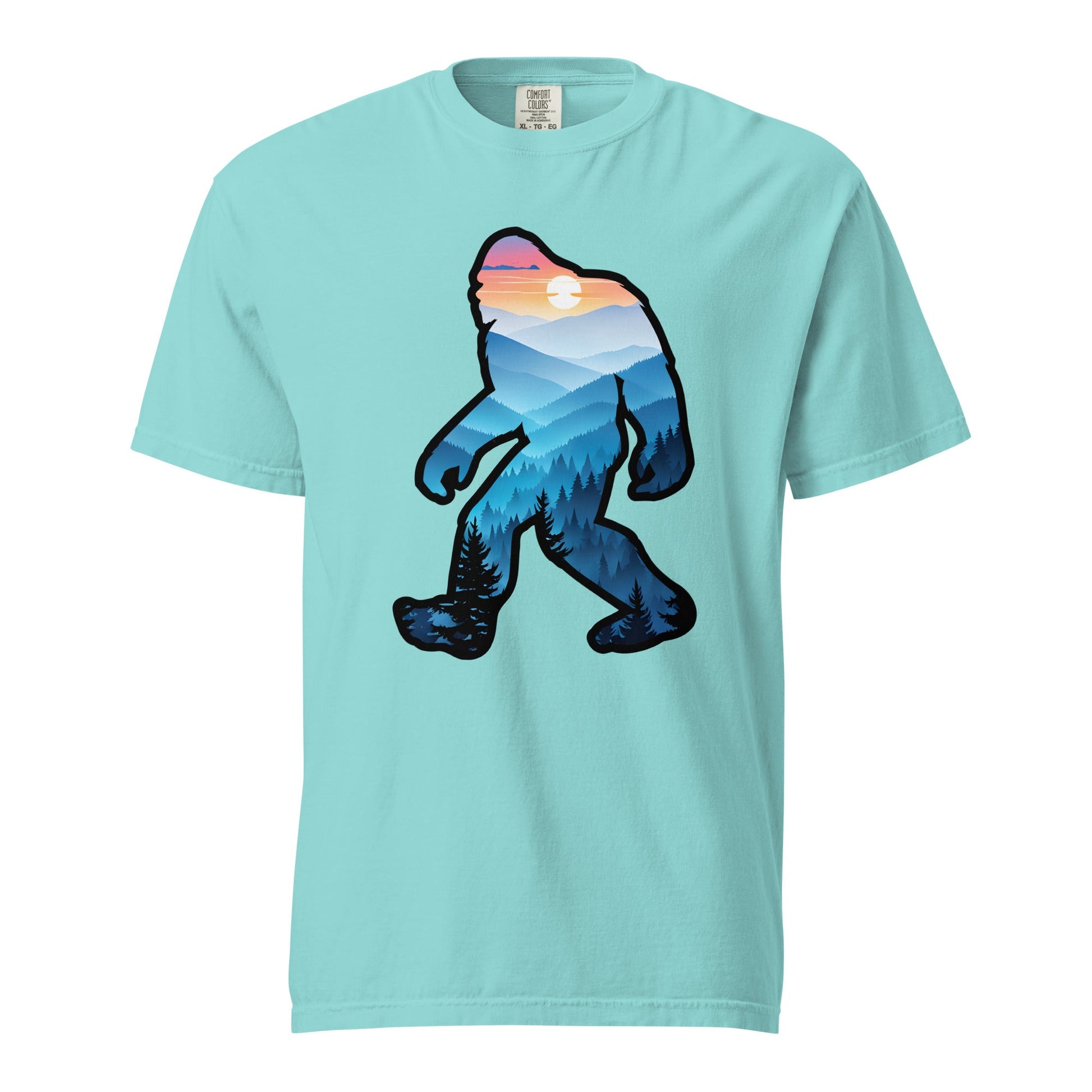Bigfoot Blue Mountains Women's (Unisex) Premium Tee - Women's Shirts - Discovery Co.