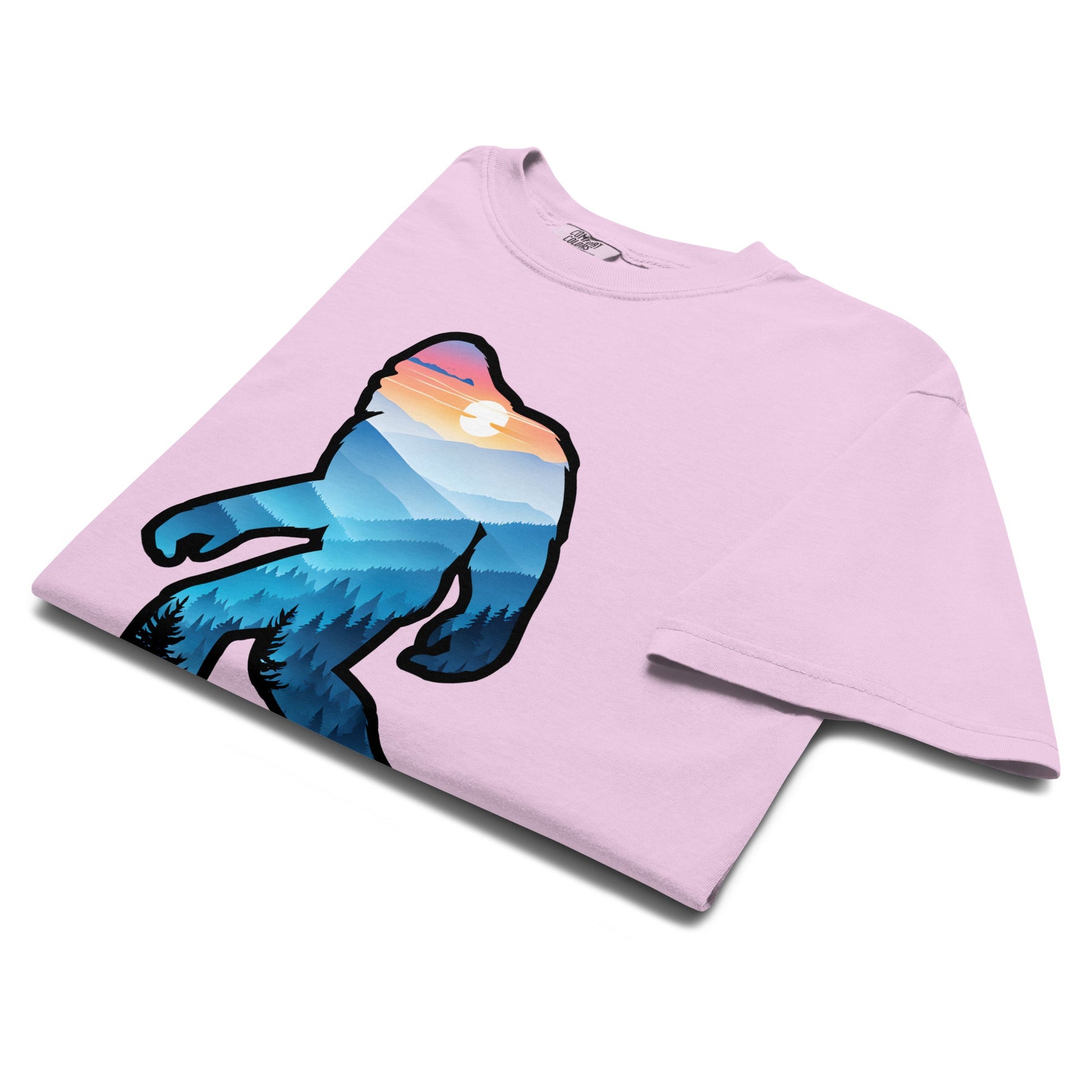 Bigfoot Blue Mountains Women's (Unisex) Premium Tee - Women's Shirts - Discovery Co.