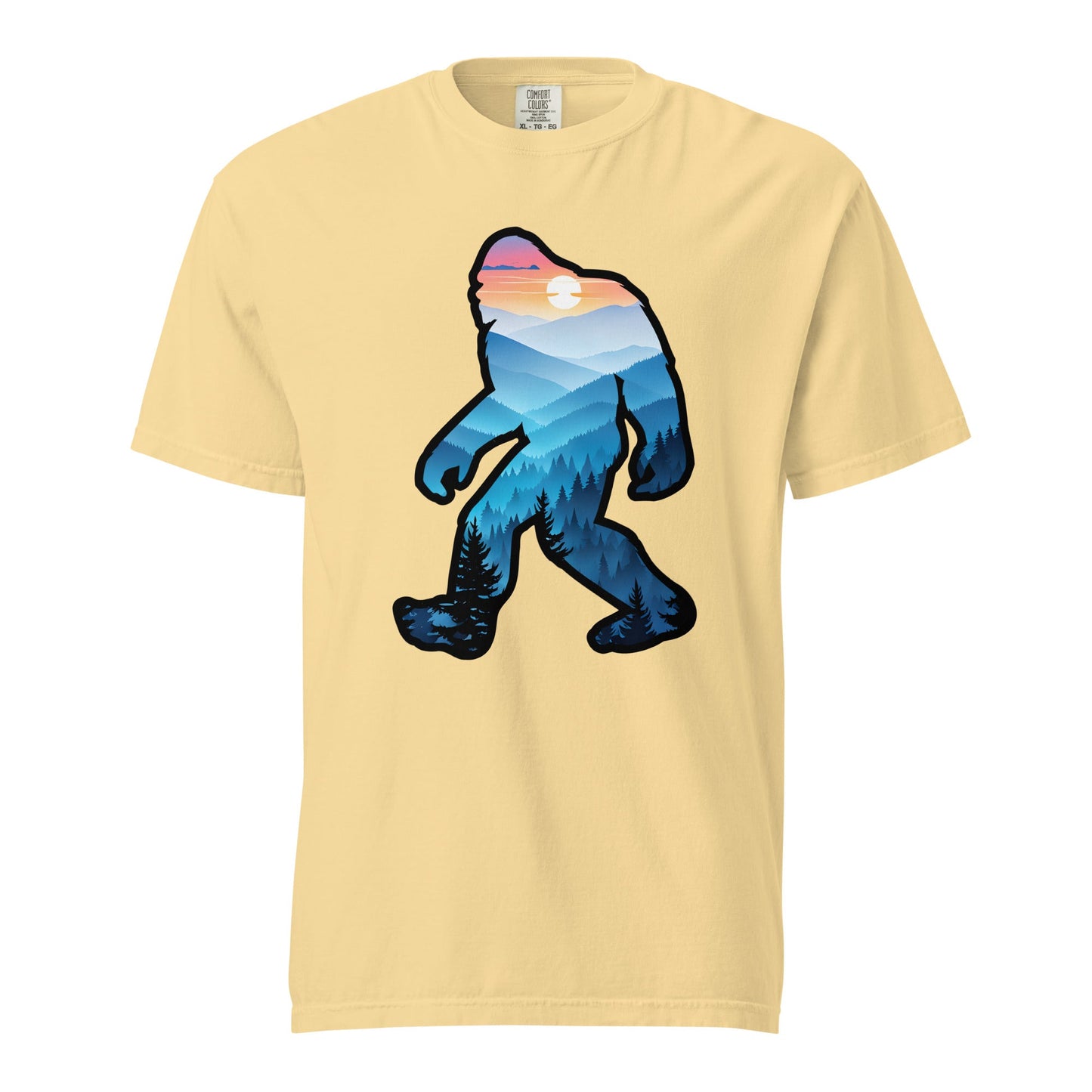 Bigfoot Blue Mountains Women's (Unisex) Premium Tee - Women's Shirts - Discovery Co.