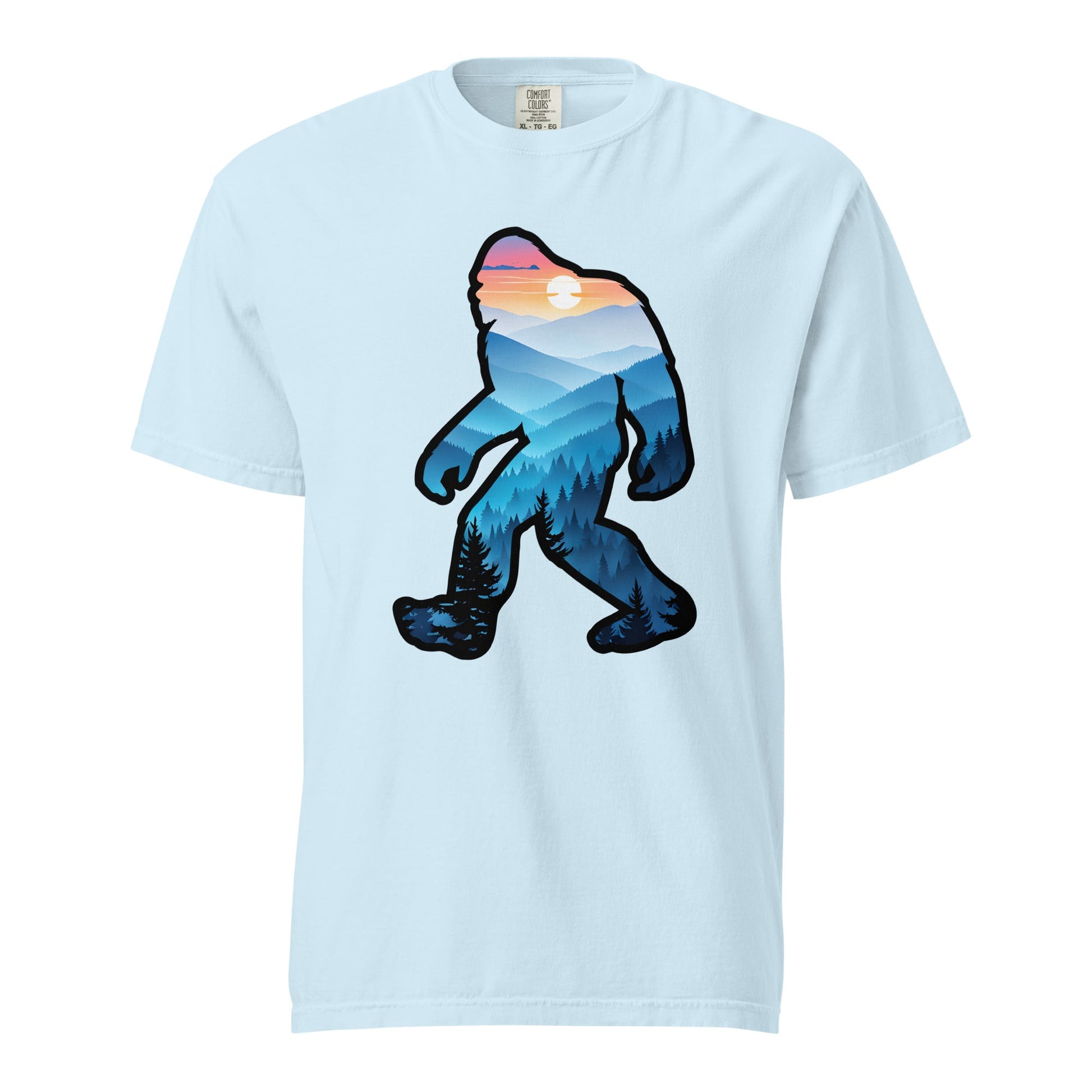 Bigfoot Blue Mountains Women's (Unisex) Premium Tee - Women's Shirts - Discovery Co.
