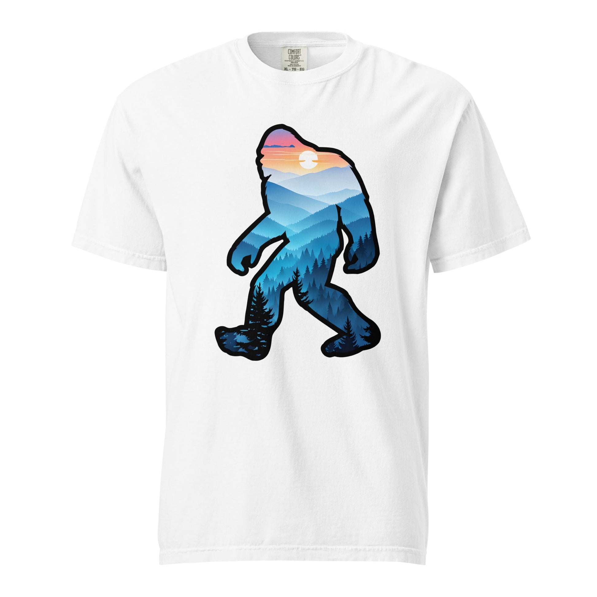 Bigfoot Blue Mountains Women's (Unisex) Premium Tee - Women's Shirts - Discovery Co.
