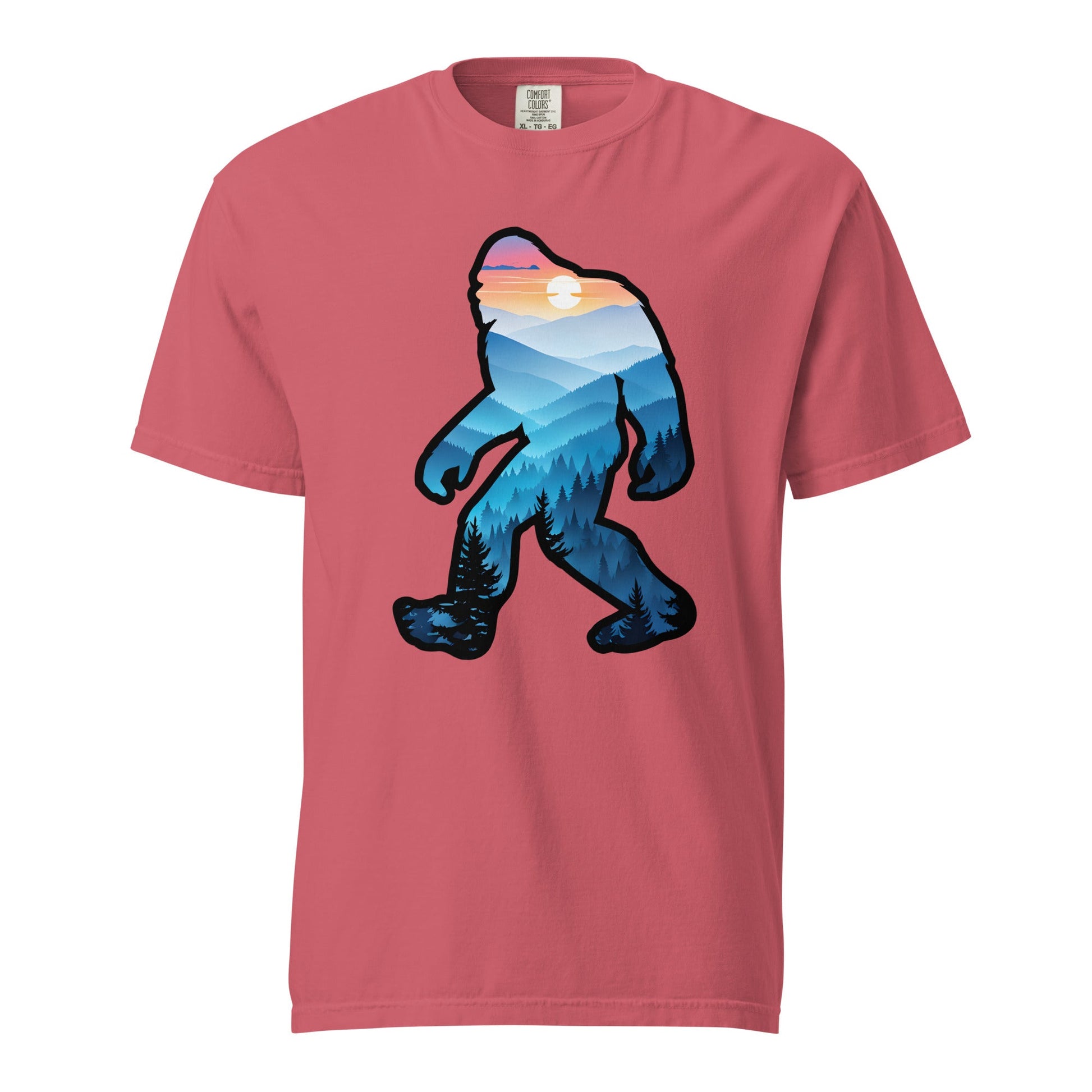 Bigfoot Blue Mountains Women's (Unisex) Premium Tee - Women's Shirts - Discovery Co.