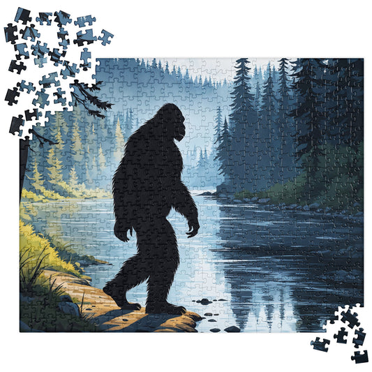 Bigfoot By The River Jigsaw Puzzle - Puzzle - Discovery Co.