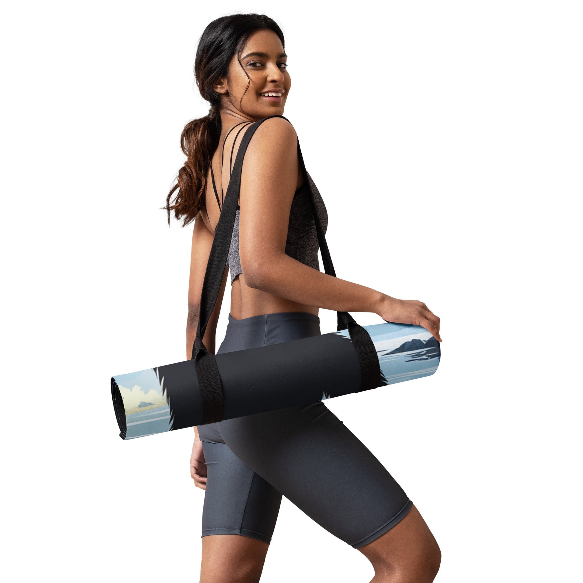 Bigfoot By The River Yoga Mat - Yoga Mat - Discovery Co.