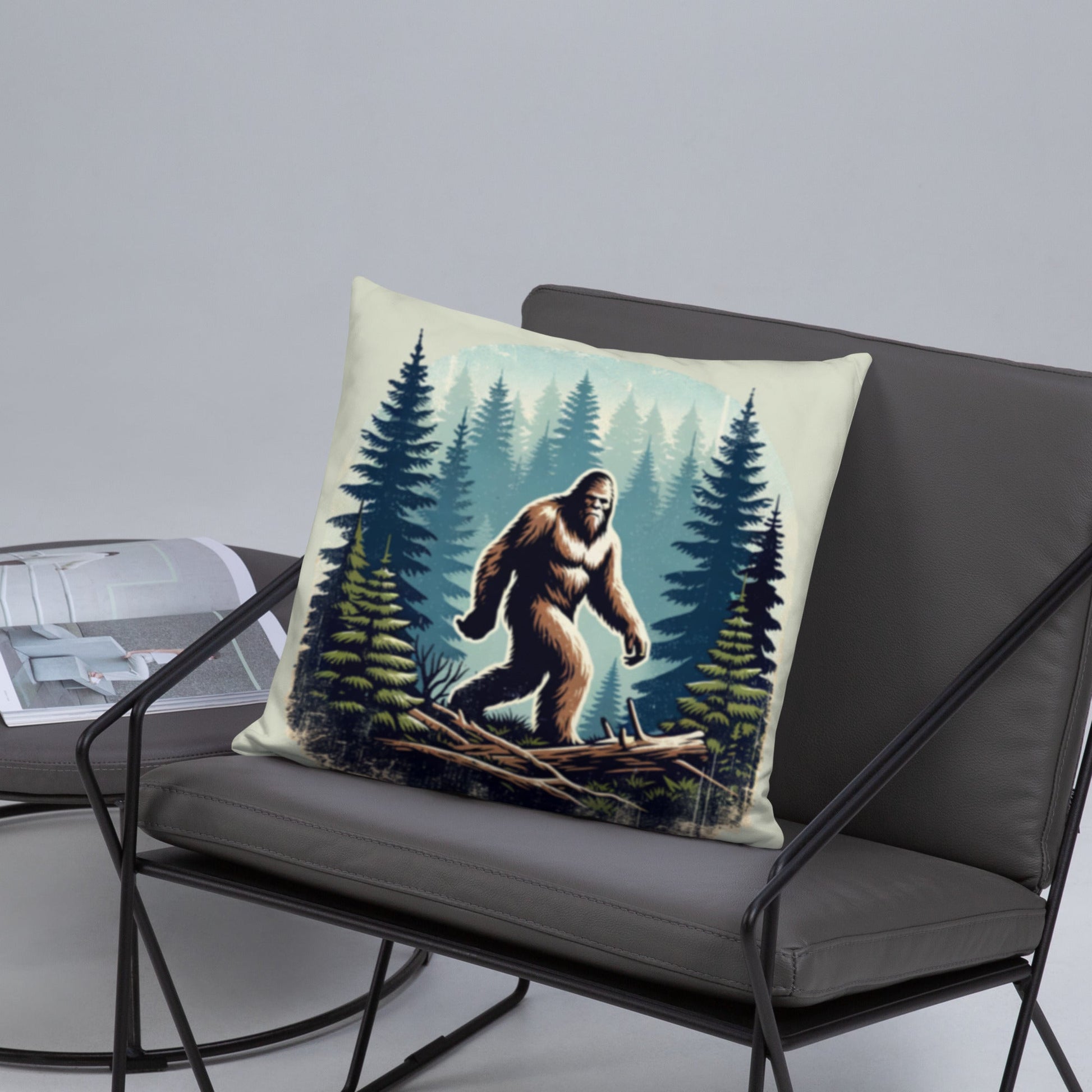 Bigfoot Forest Basic Pillow - Pillows - Discovery Co.