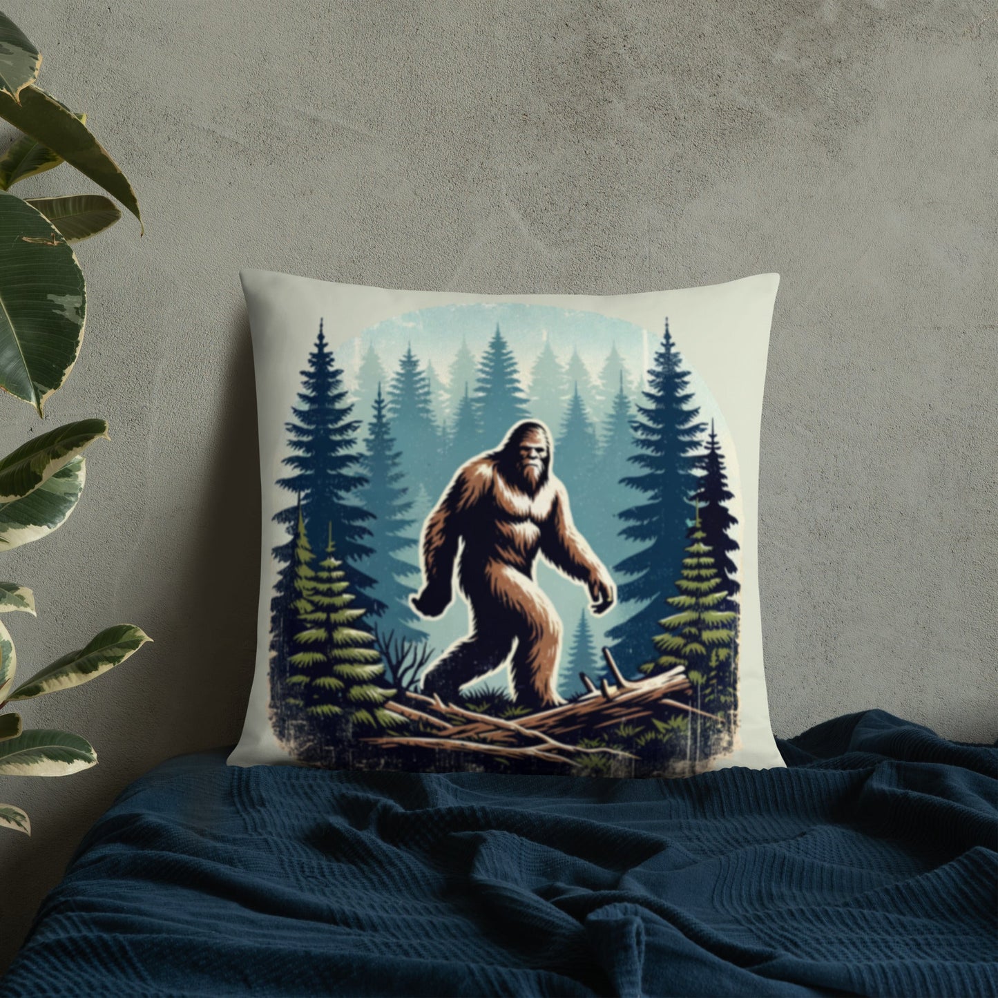 Bigfoot Forest Basic Pillow - Pillows - Discovery Co.