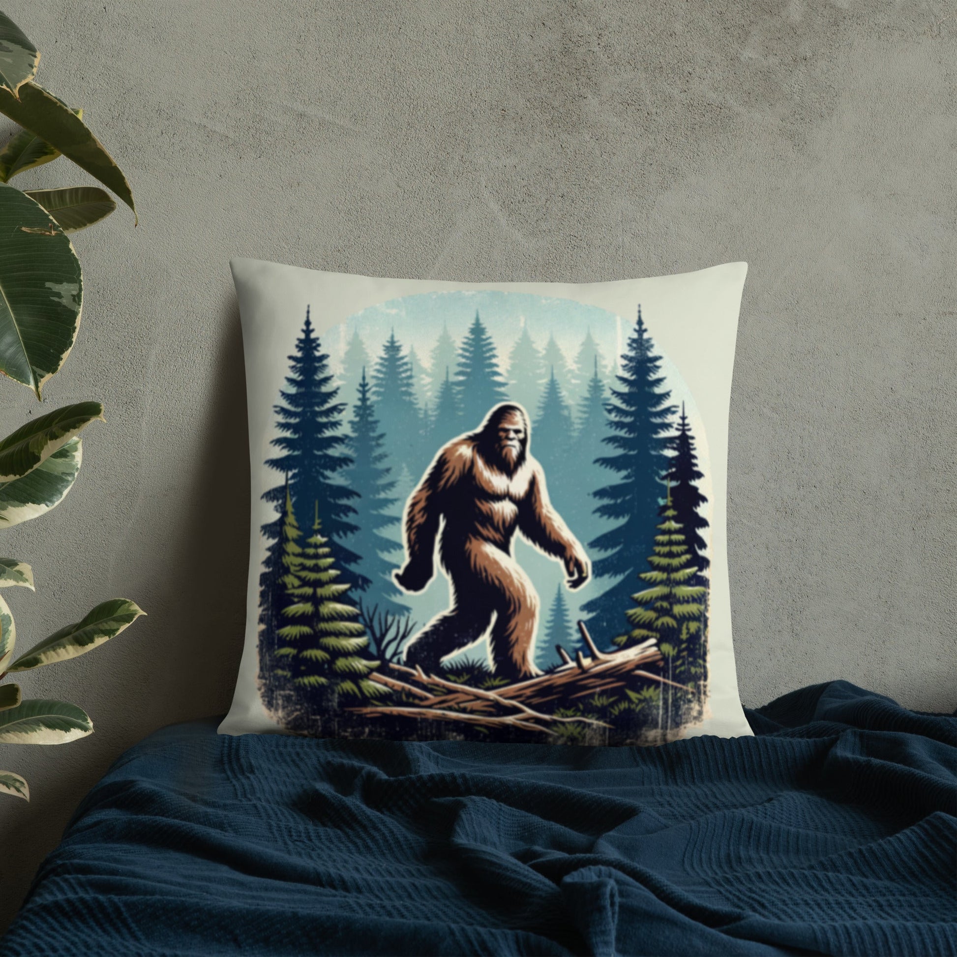 Bigfoot Forest Basic Pillow - Pillows - Discovery Co.