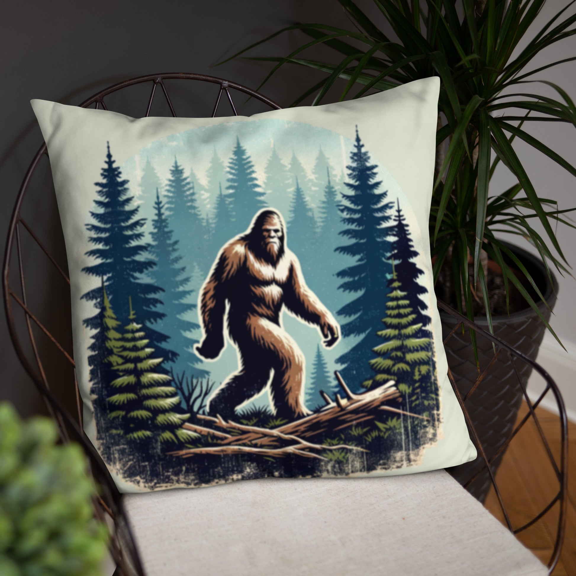 Bigfoot Forest Basic Pillow - Pillows - Discovery Co.