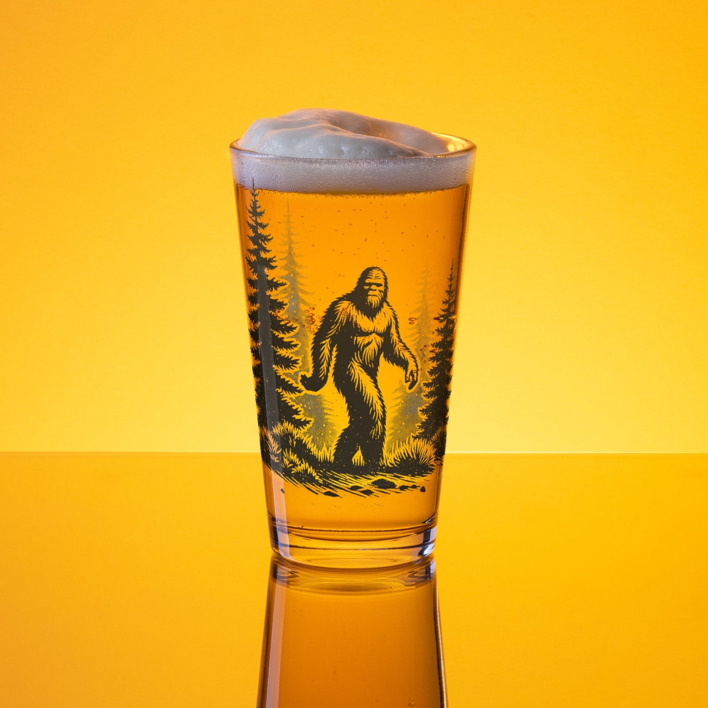 Bigfoot Forest II Pint Glass - Beer Glass - Discovery Co.