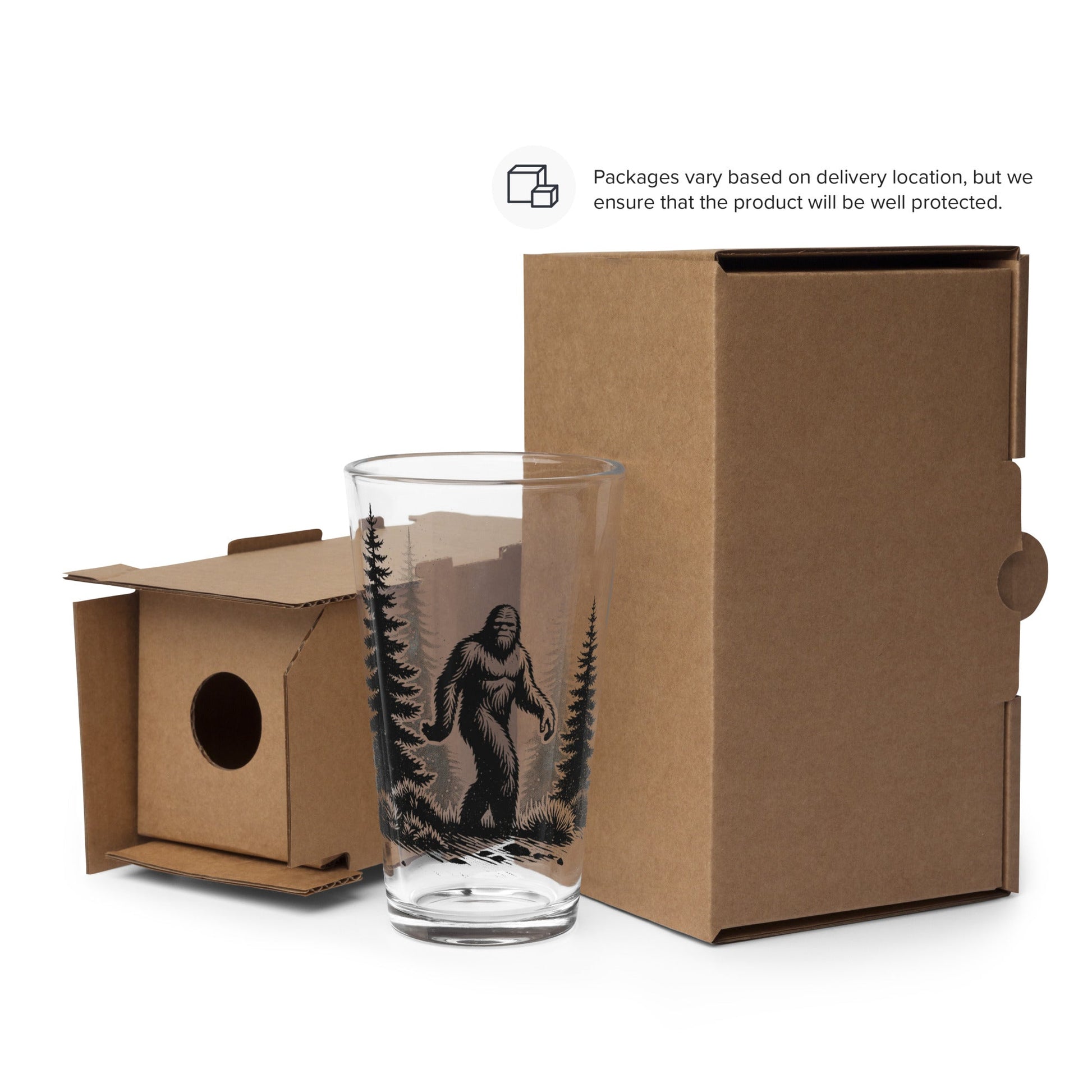 Bigfoot Forest II Pint Glass - Beer Glass - Discovery Co.