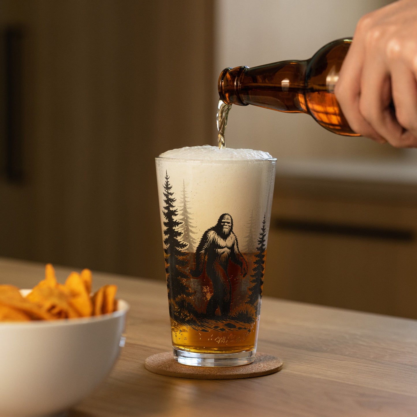 Bigfoot Forest II Pint Glass - Beer Glass - Discovery Co.