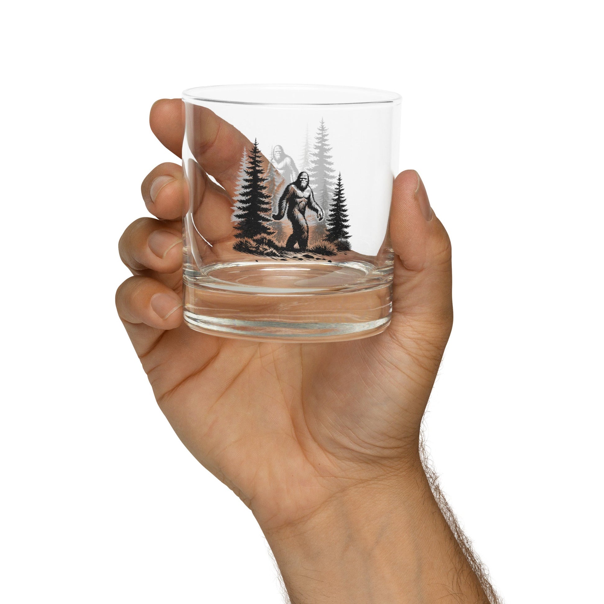 Bigfoot Forest II Rocks Glass - Rocks Glass - Discovery Co.