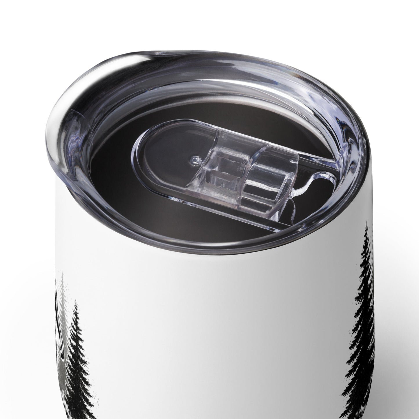 Bigfoot Forest II Stainless Steel Wine Tumbler - Steel Tumbler - Discovery Co.